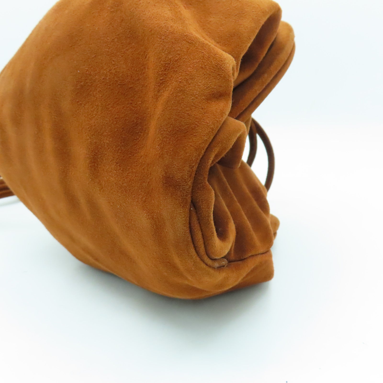 BOTTEGA VENETA 麂皮皮革Shoulder Bag金扣肩背袋啡色