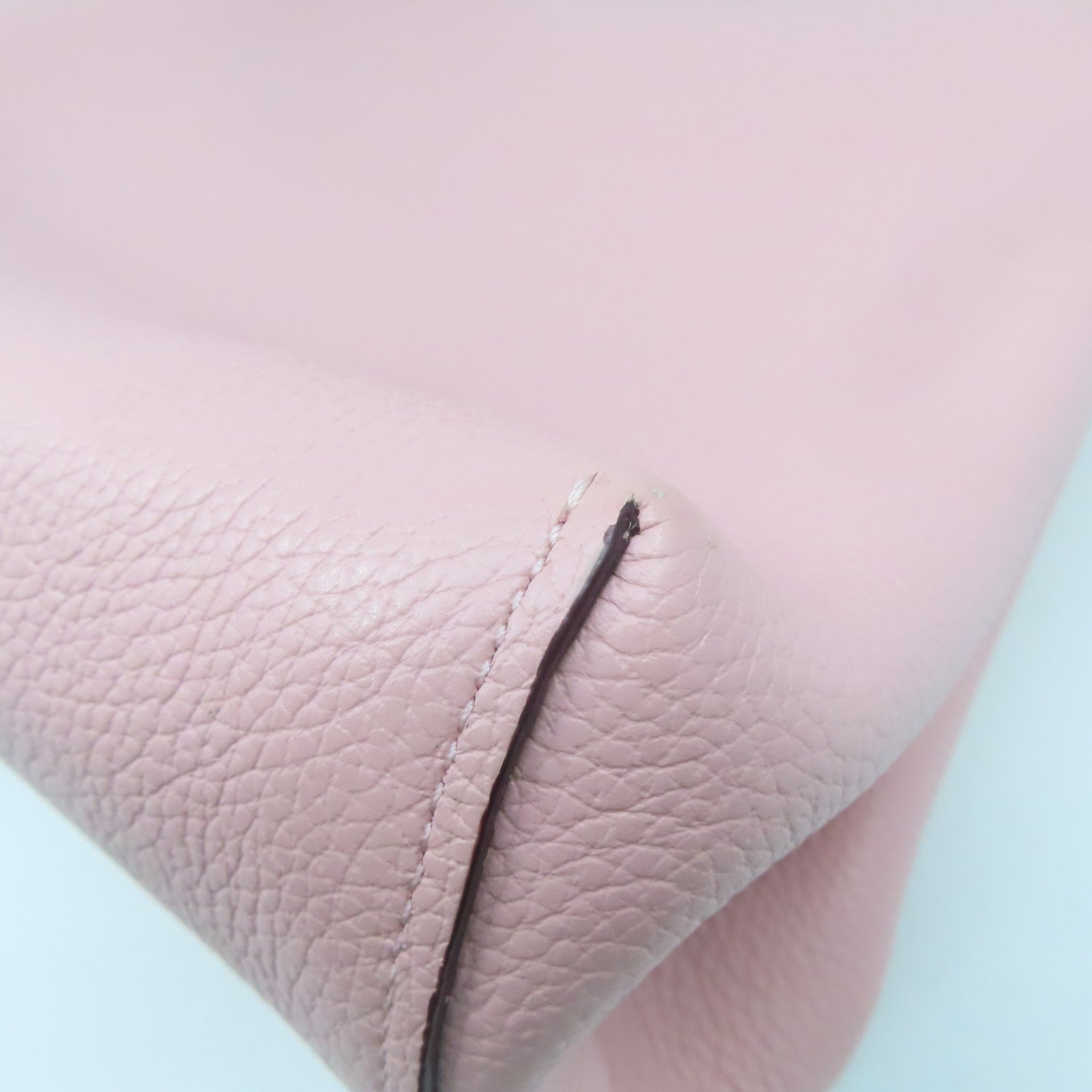 COACH 牛皮皮革Shoulder Bag銀扣肩背袋粉紅色
