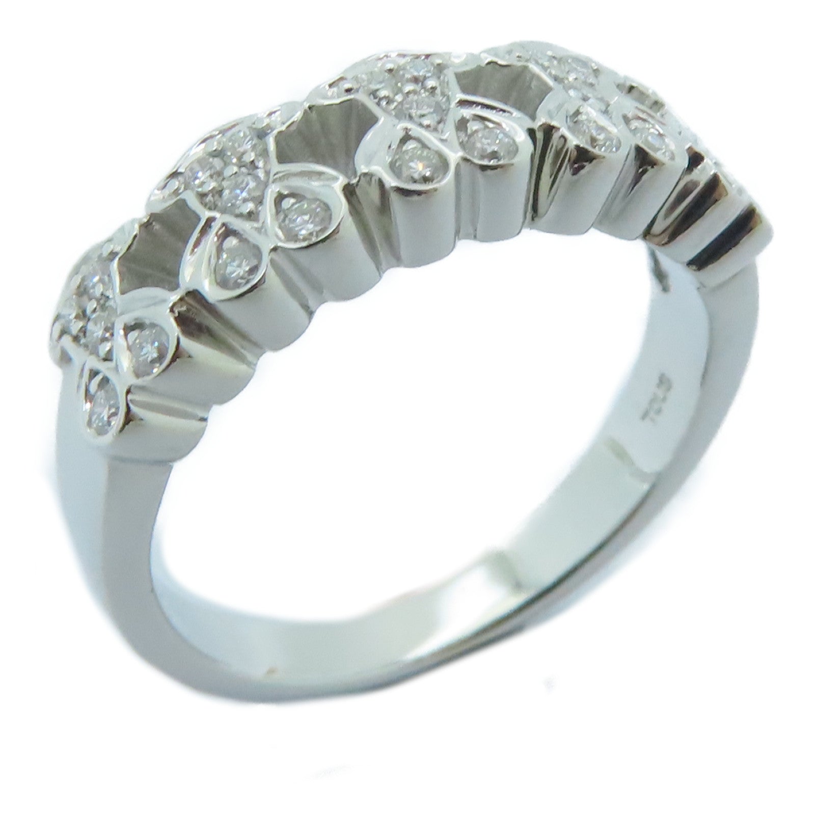 JEWELRY 【激減優惠】18K白金Diamond Ring鑽石戒指US#6.0