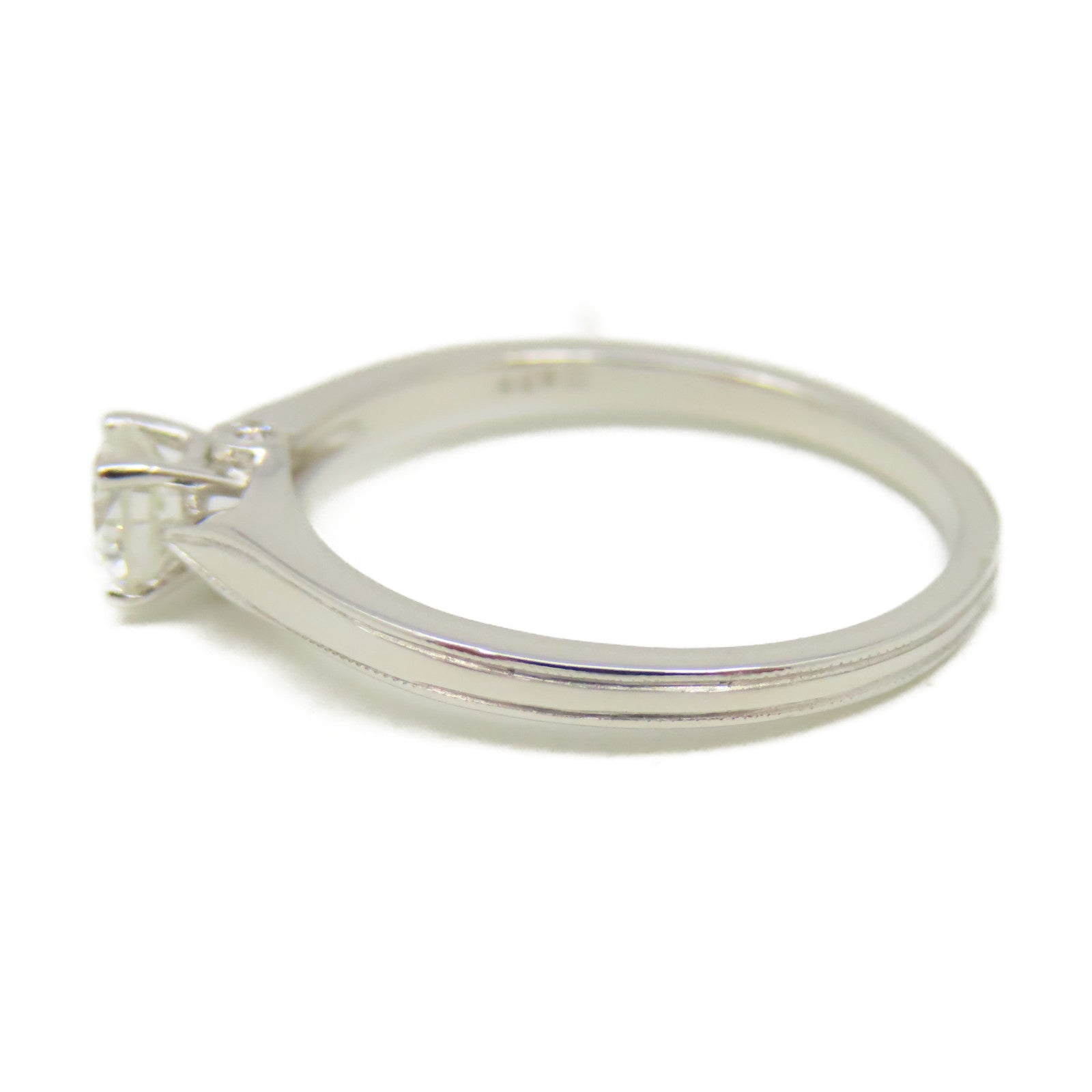 JEWELRY 【激減優惠】18K白金Diamond Ring 0.38ct鑽石戒指US#6.75