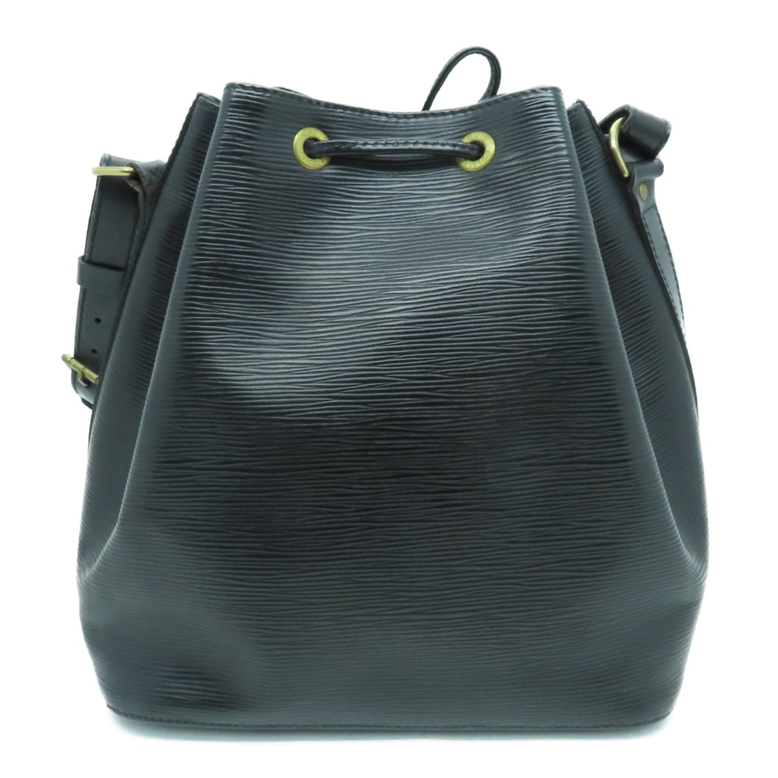 LOUIS VUITTON Epi Petit Noe金扣肩背袋黑色