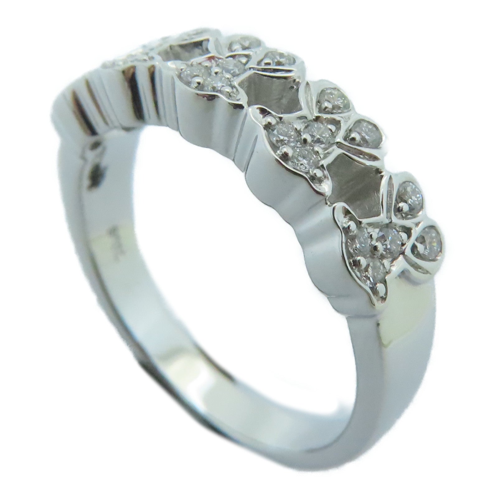 JEWELRY 【激減優惠】18K白金Diamond Ring鑽石戒指US#6.0