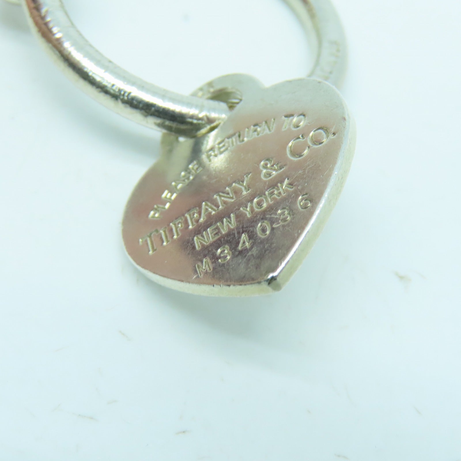 TIFFANY＆CO 925纯银Heart Key吊坠银色