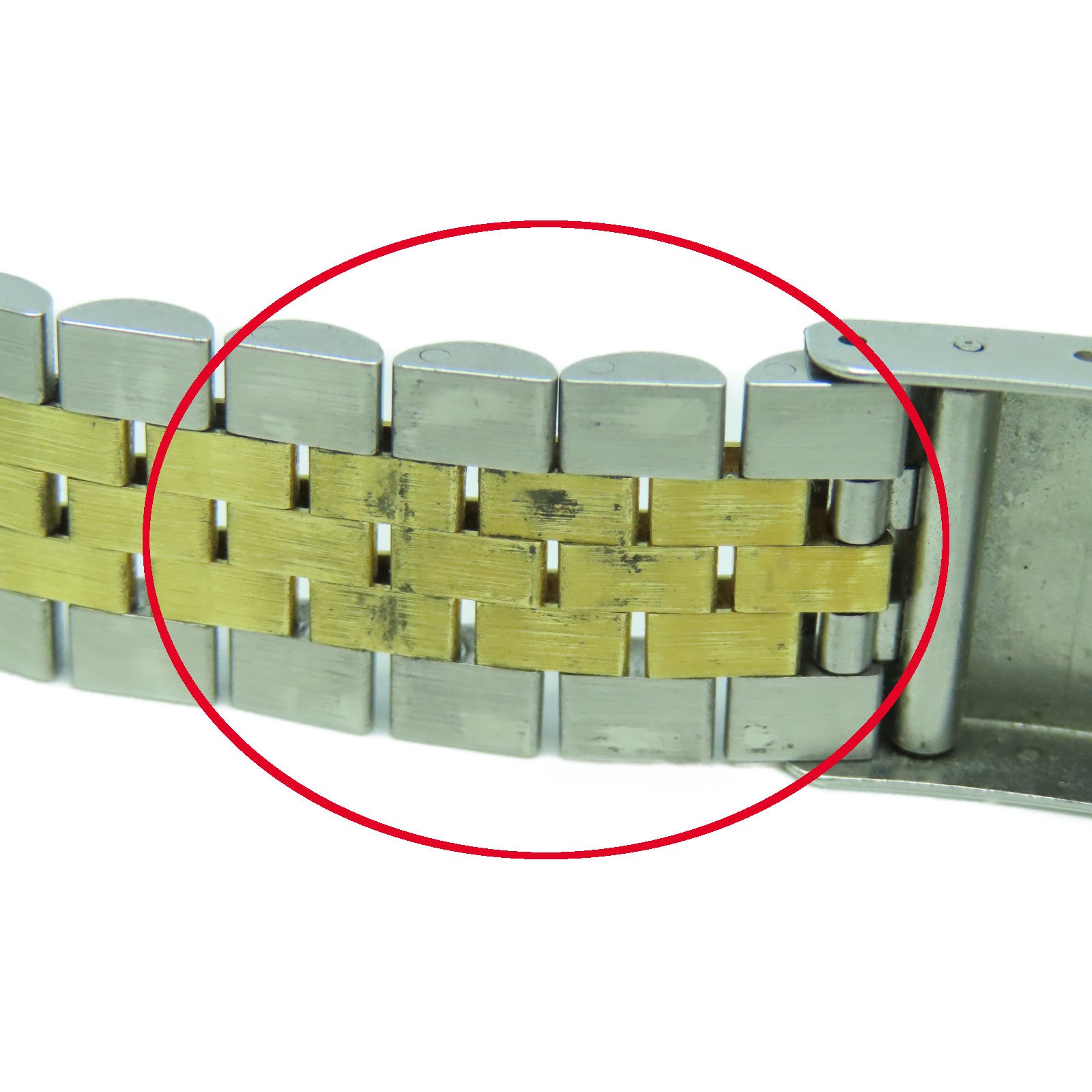 ROLEX 【激減優惠】Datejust 18K黃金/不鏽鋼手錶自動機芯金色#17.5cm