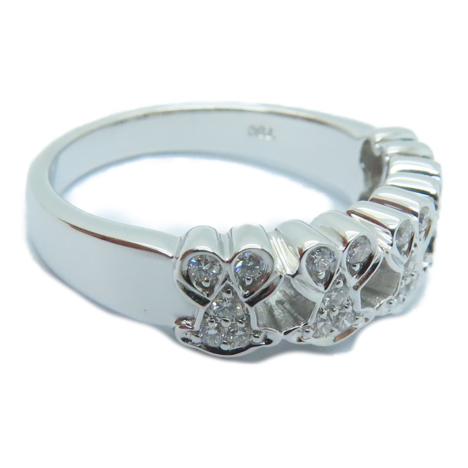 JEWELRY 【激減優惠】18K白金Diamond Ring鑽石戒指US#6.0