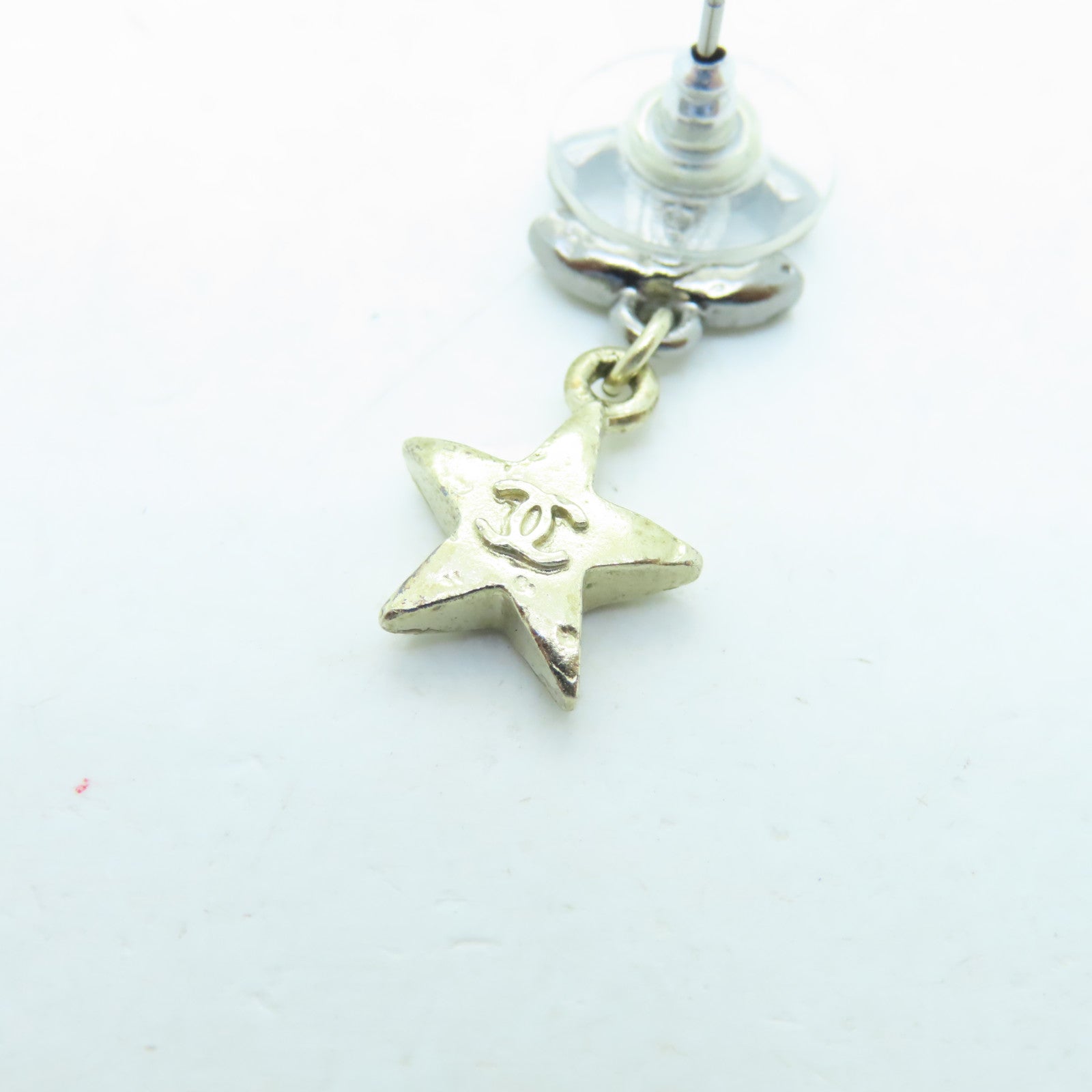 CHANEL 金屬Earrings耳環黑色/金色