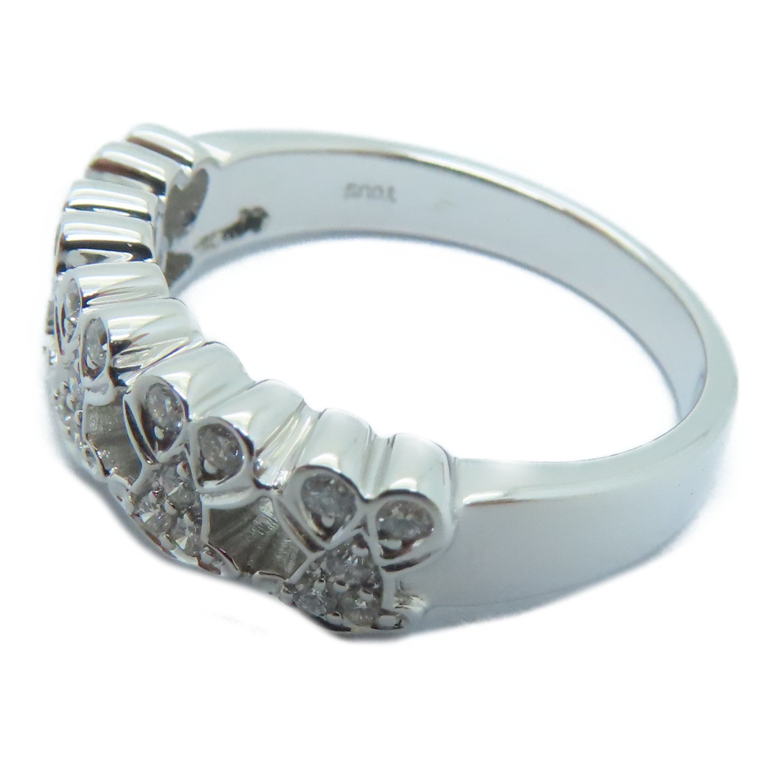JEWELRY 【激減優惠】18K白金Diamond Ring鑽石戒指US#6.0