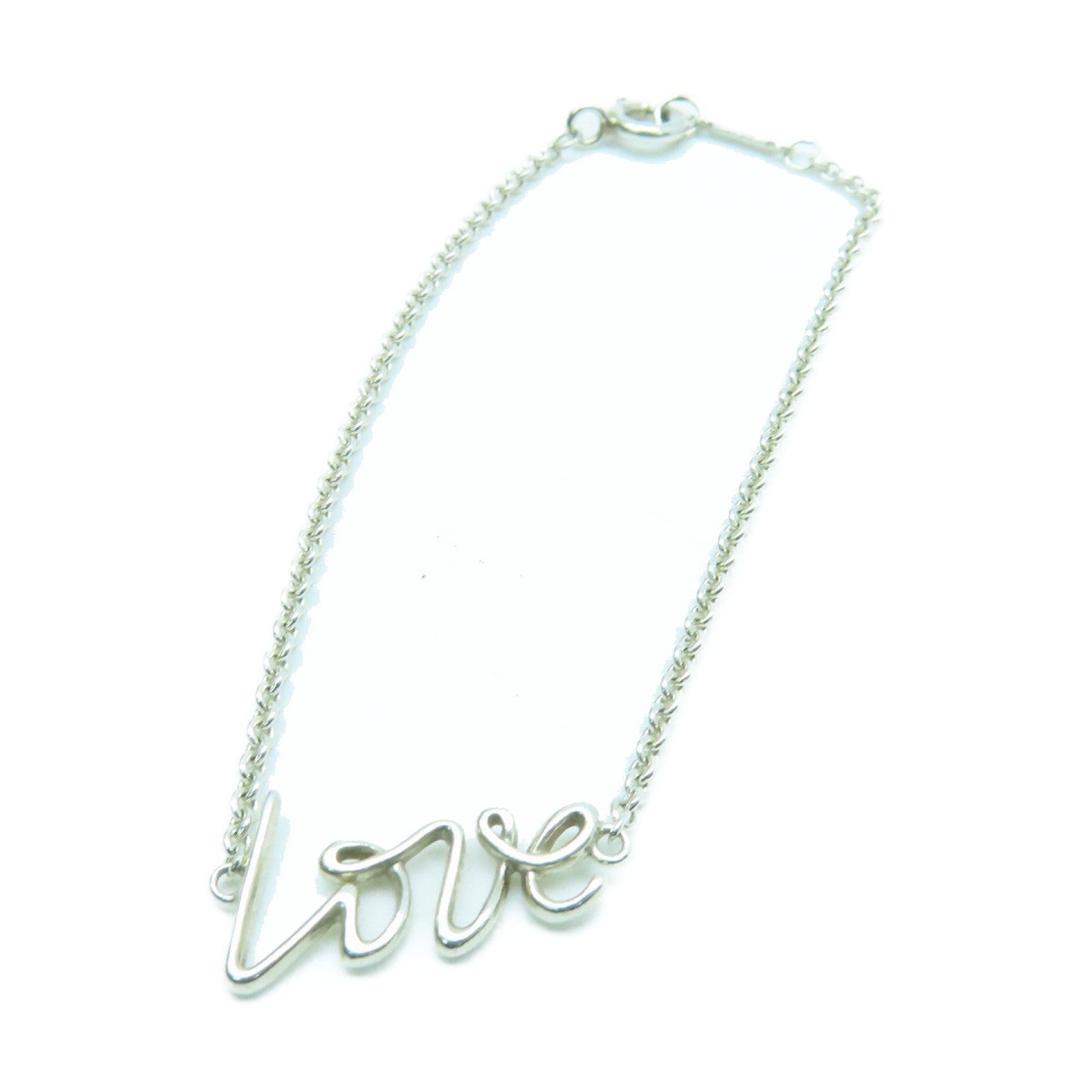 TIFFANY＆CO 925纯银Bracelet银扣手链银色
