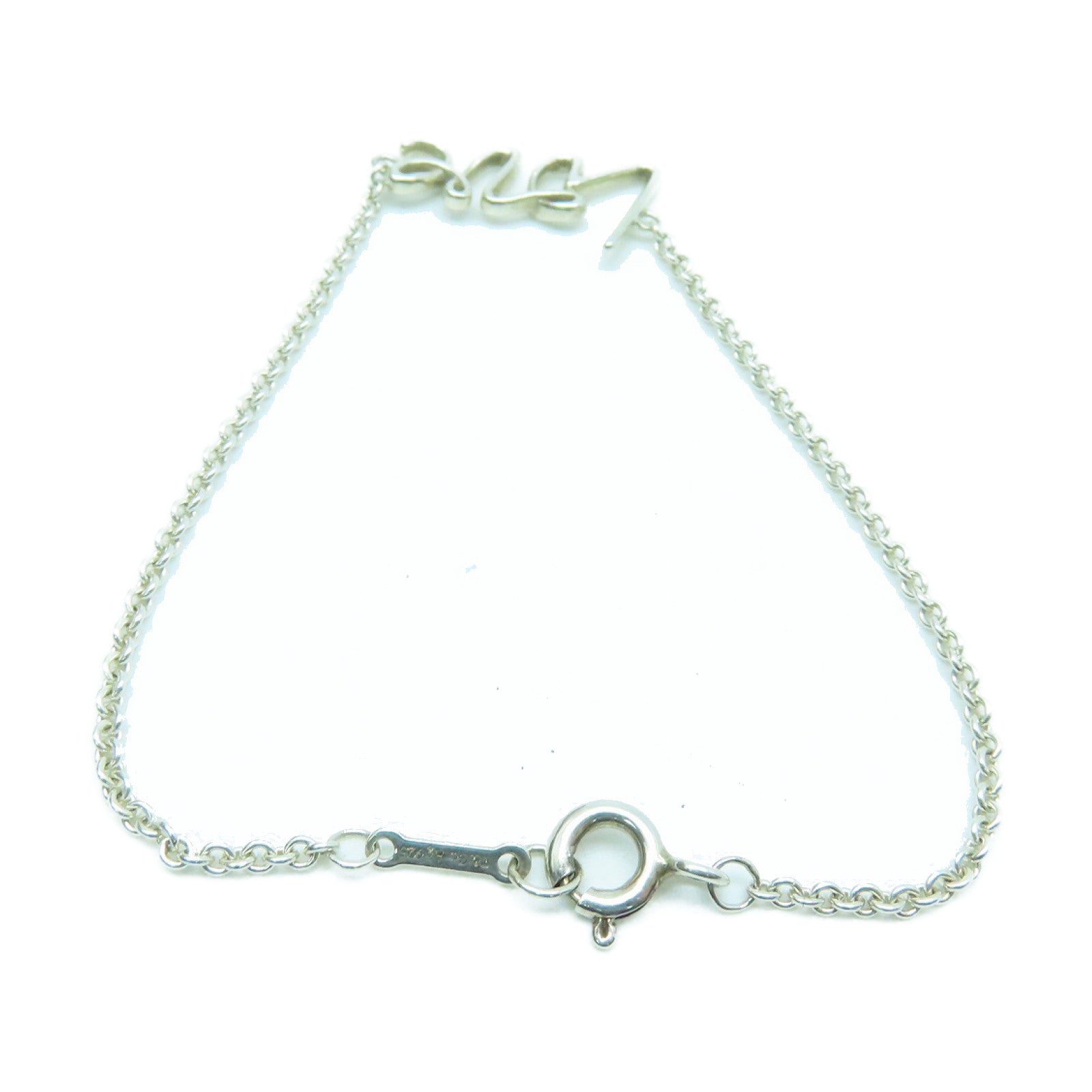 TIFFANY＆CO 925纯银Bracelet银扣手链银色