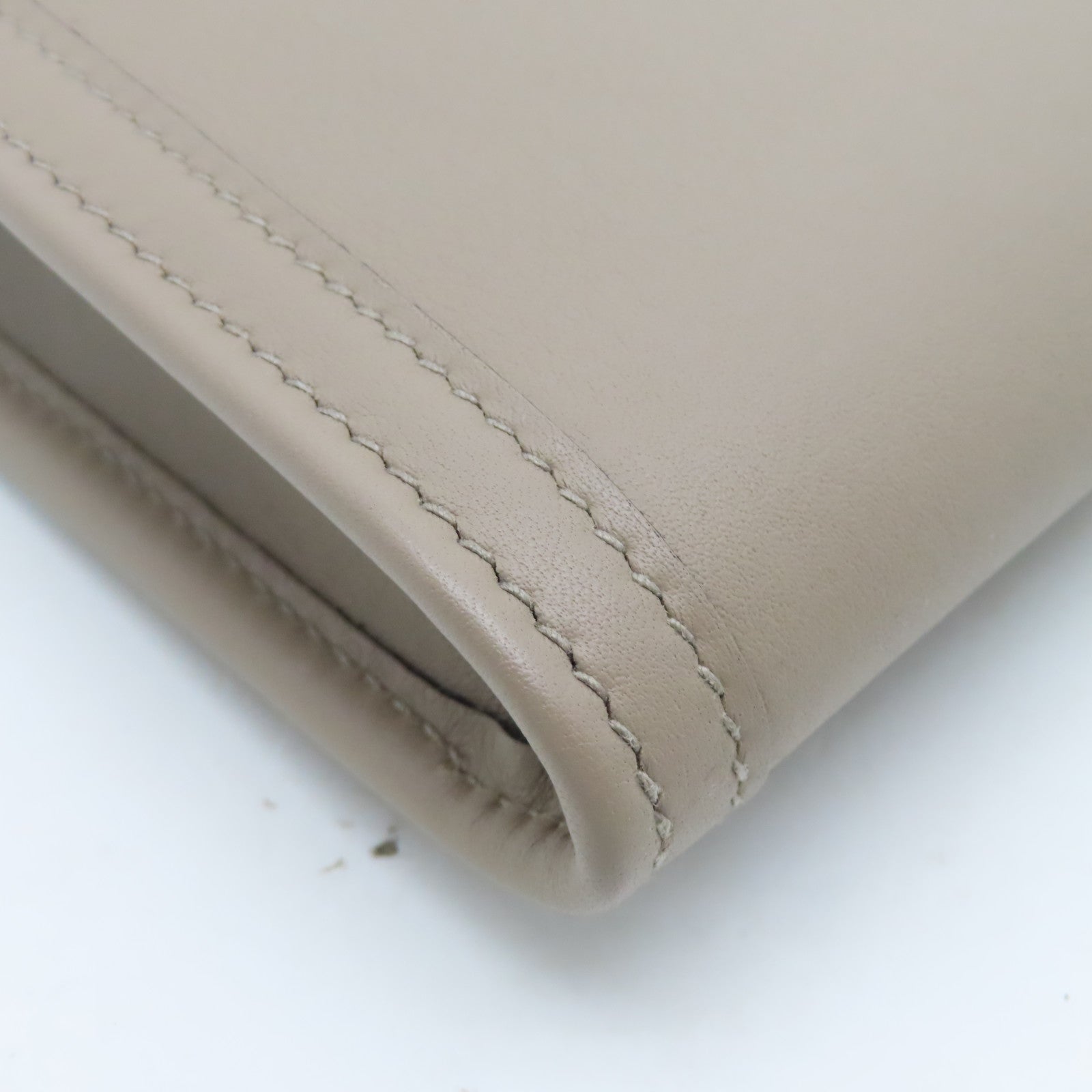 HERMES Veau Swift Leather Jije Elan Clutch Turtledove Gray
