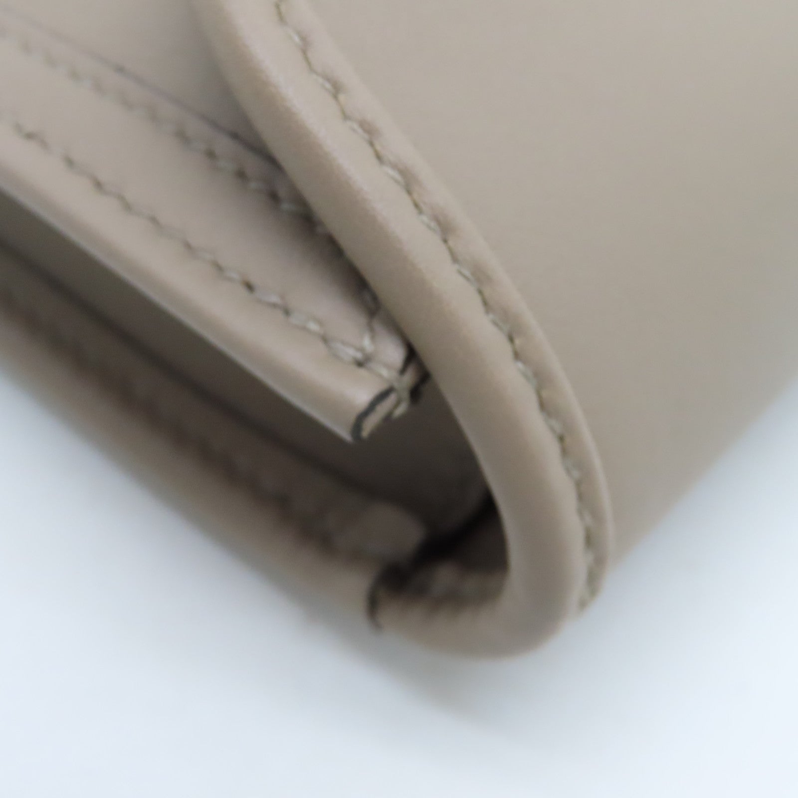 HERMES Veau Swift Leather Jije Elan Clutch Turtledove Gray