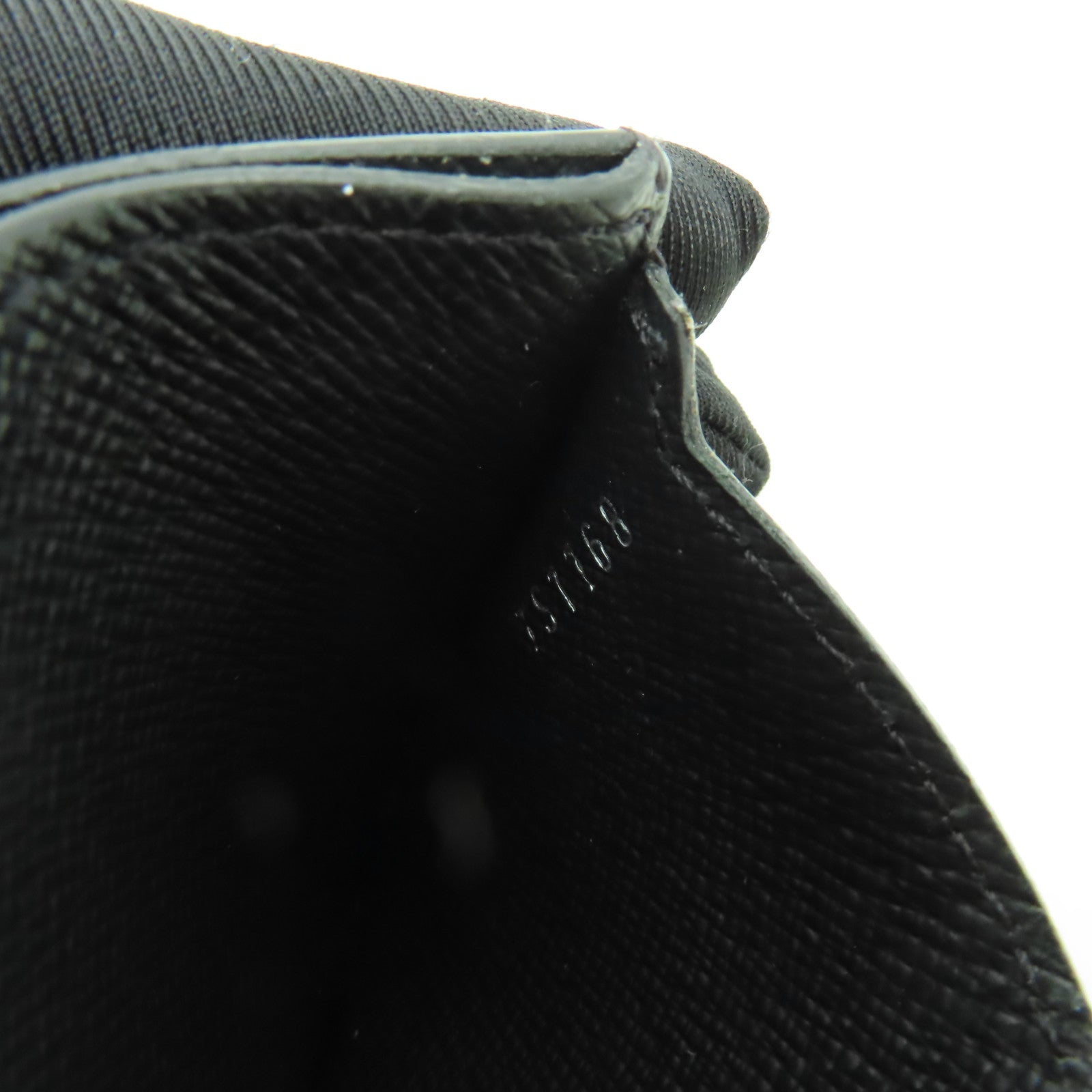 LOUIS VUITTON Damier Graphite Card Case銀扣卡片套黒色/灰色