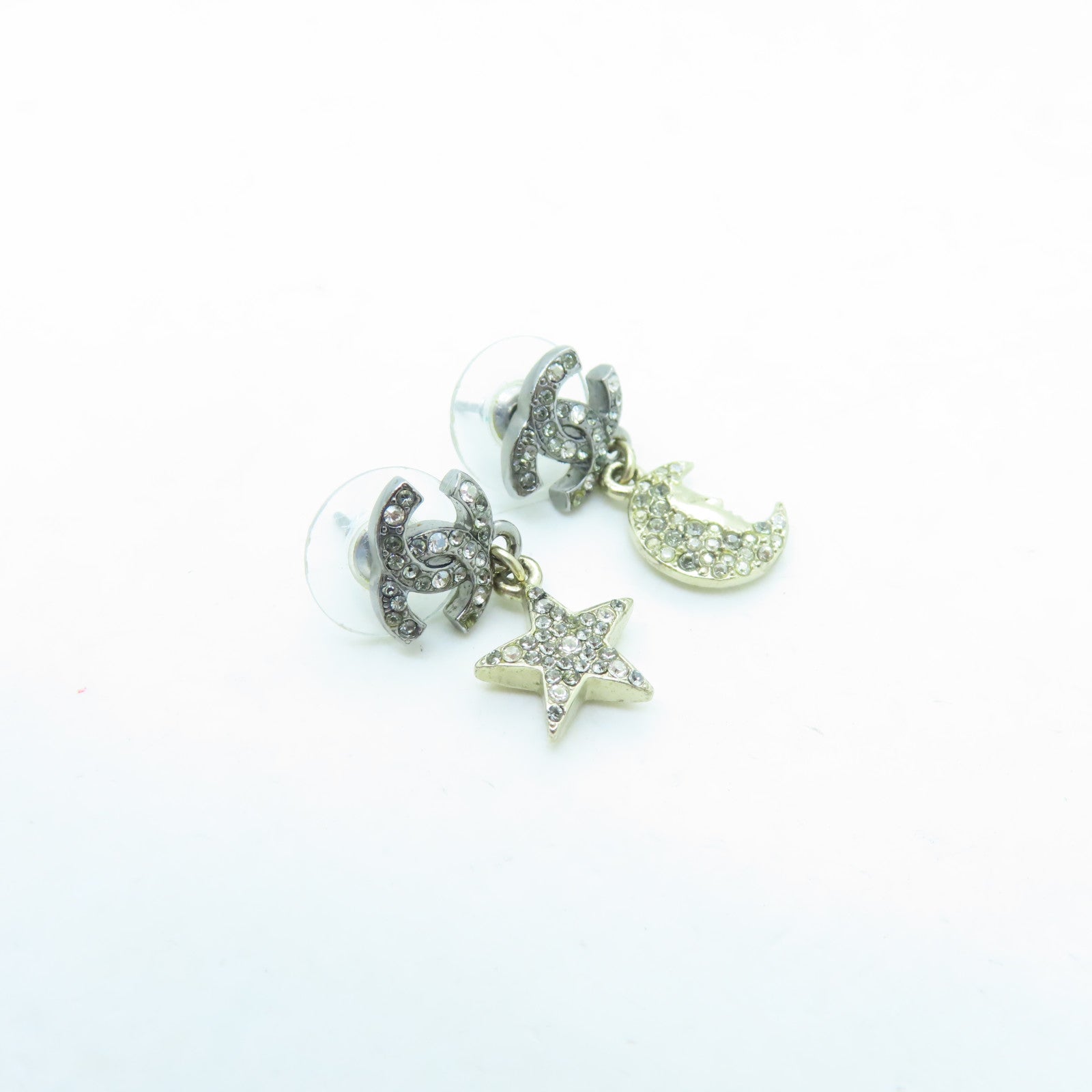 CHANEL 金屬Earrings耳環黑色/金色