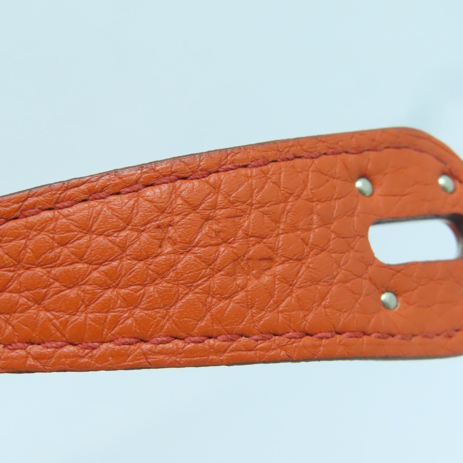 HERMES 【激減優惠】Clemence皮革Lindy 26銀扣手挽肩背兩用袋泥土色