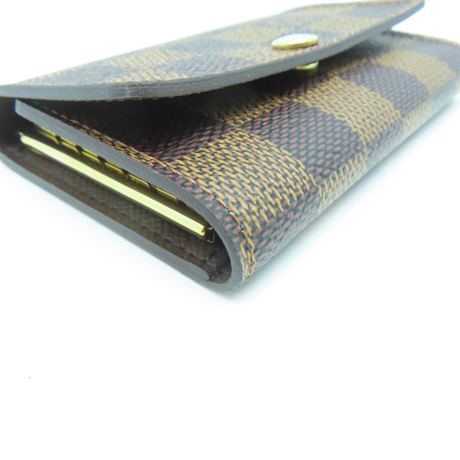 LOUIS VUITTON Damier Key Case 6金扣鎖匙包啡色