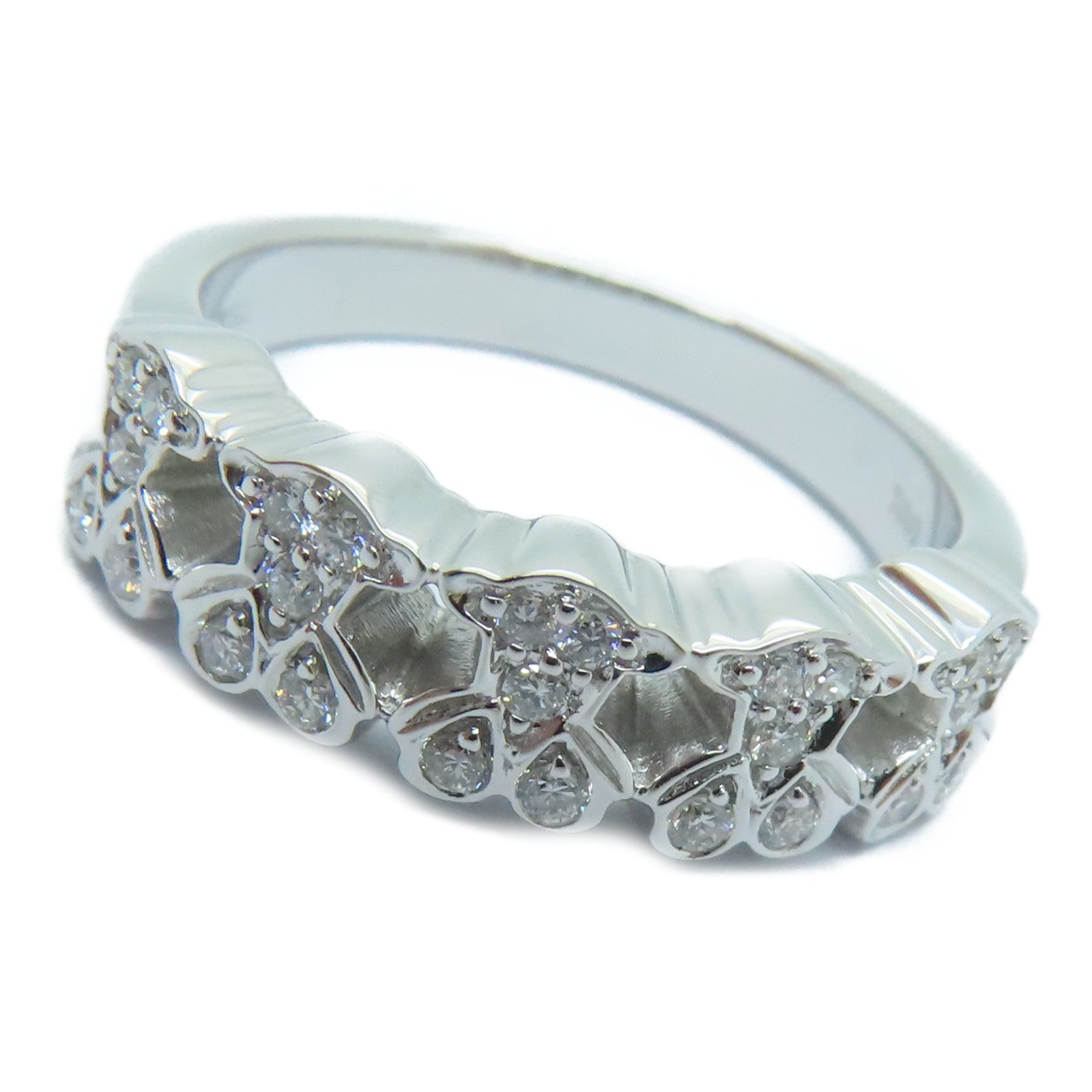 JEWELRY 【激減優惠】18K白金Diamond Ring鑽石戒指US#6.0