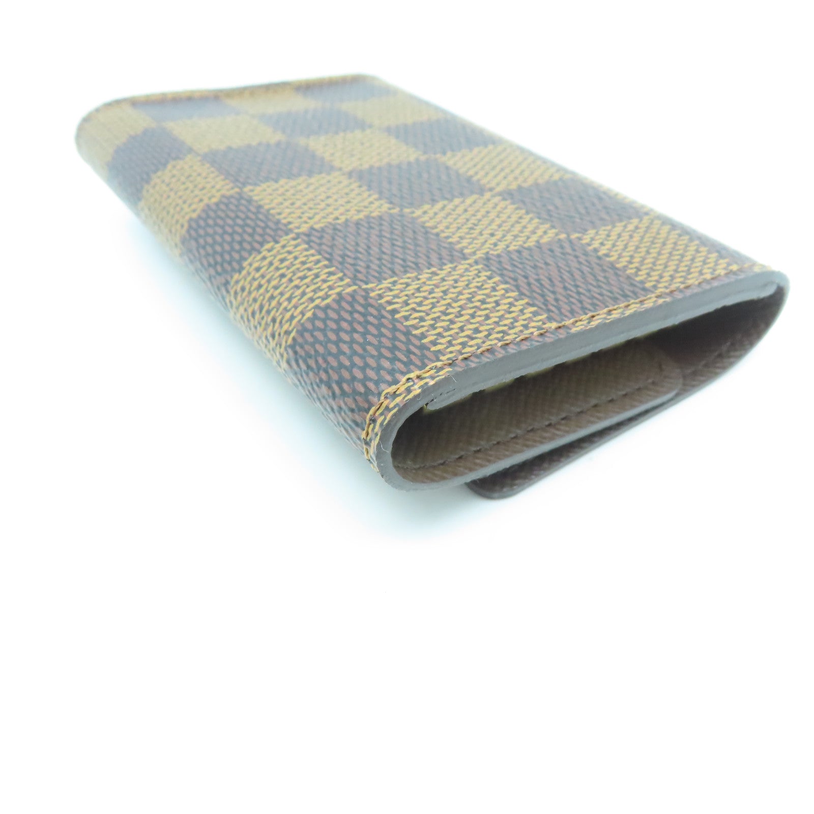 LOUIS VUITTON Damier Key Case 6金扣鎖匙包啡色