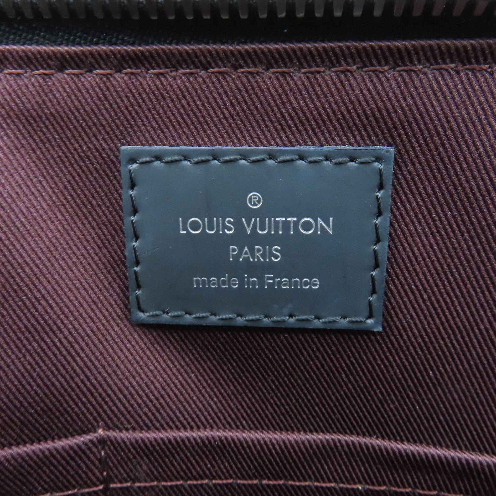 LOUIS VUITTON Monogram Briefcase Silver Buckle Brown/Black