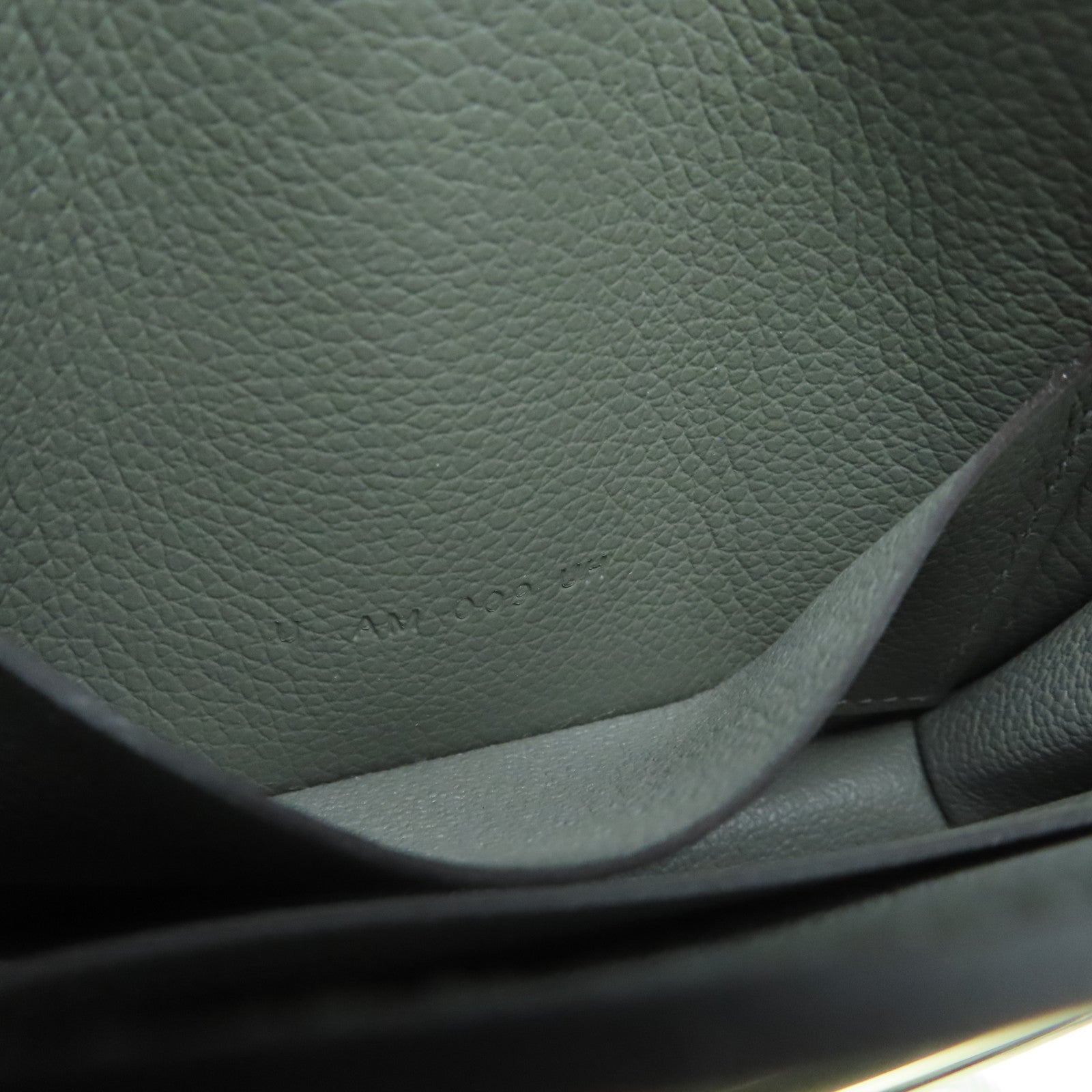 HERMES Evercolor皮革Roulis Slim金扣钱包Gris Meyer/灰色