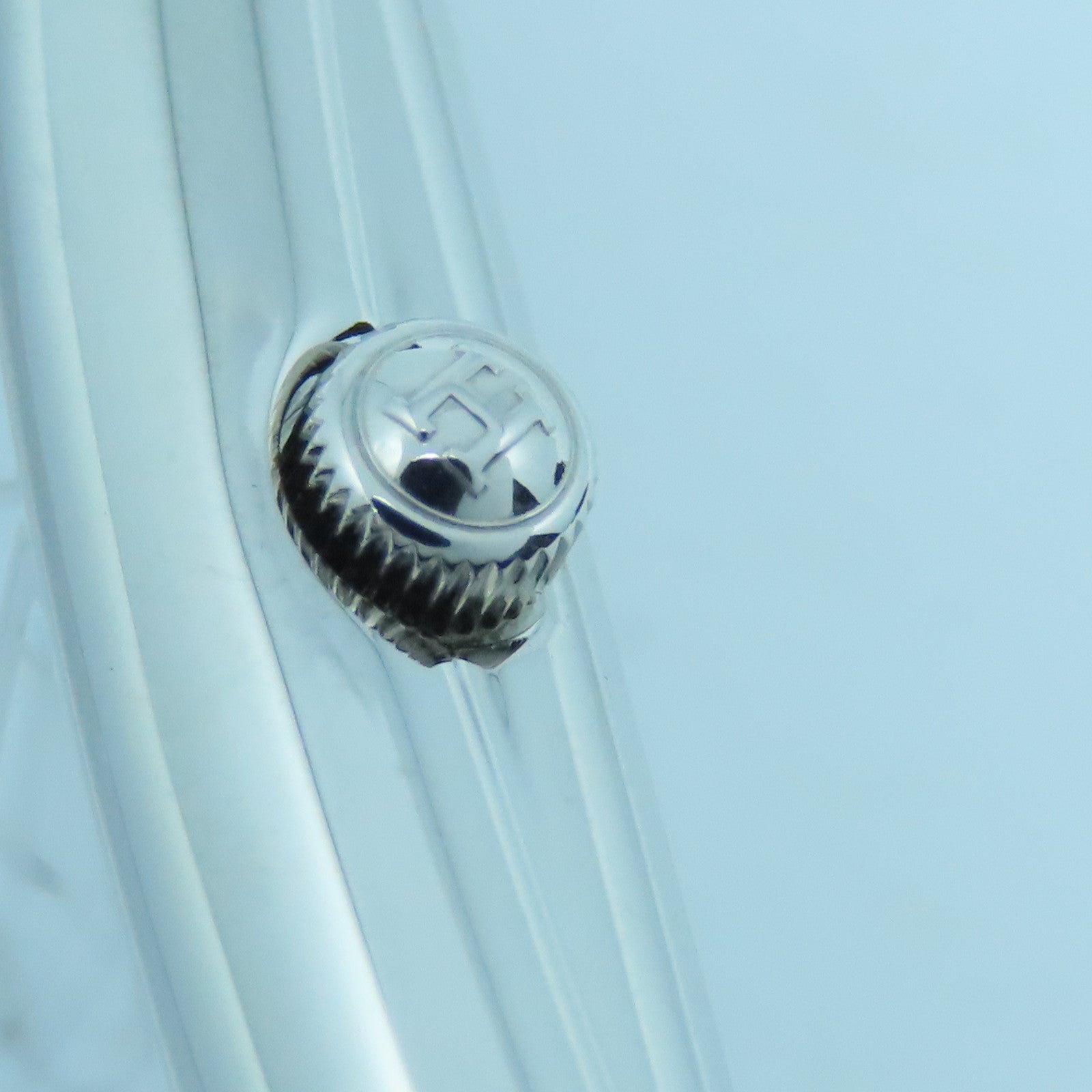 HERMES Cape Cod Watch不锈钢/皮革带石英手表蓝色