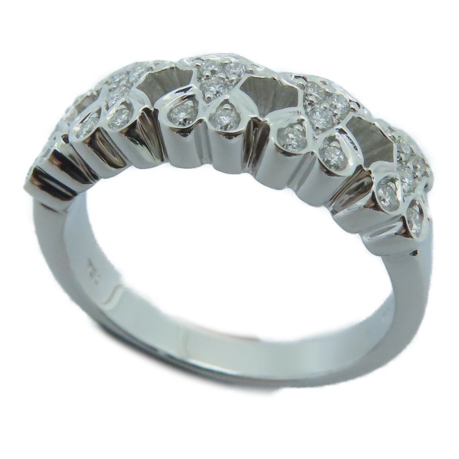 JEWELRY 【激減優惠】18K白金Diamond Ring鑽石戒指US#6.0