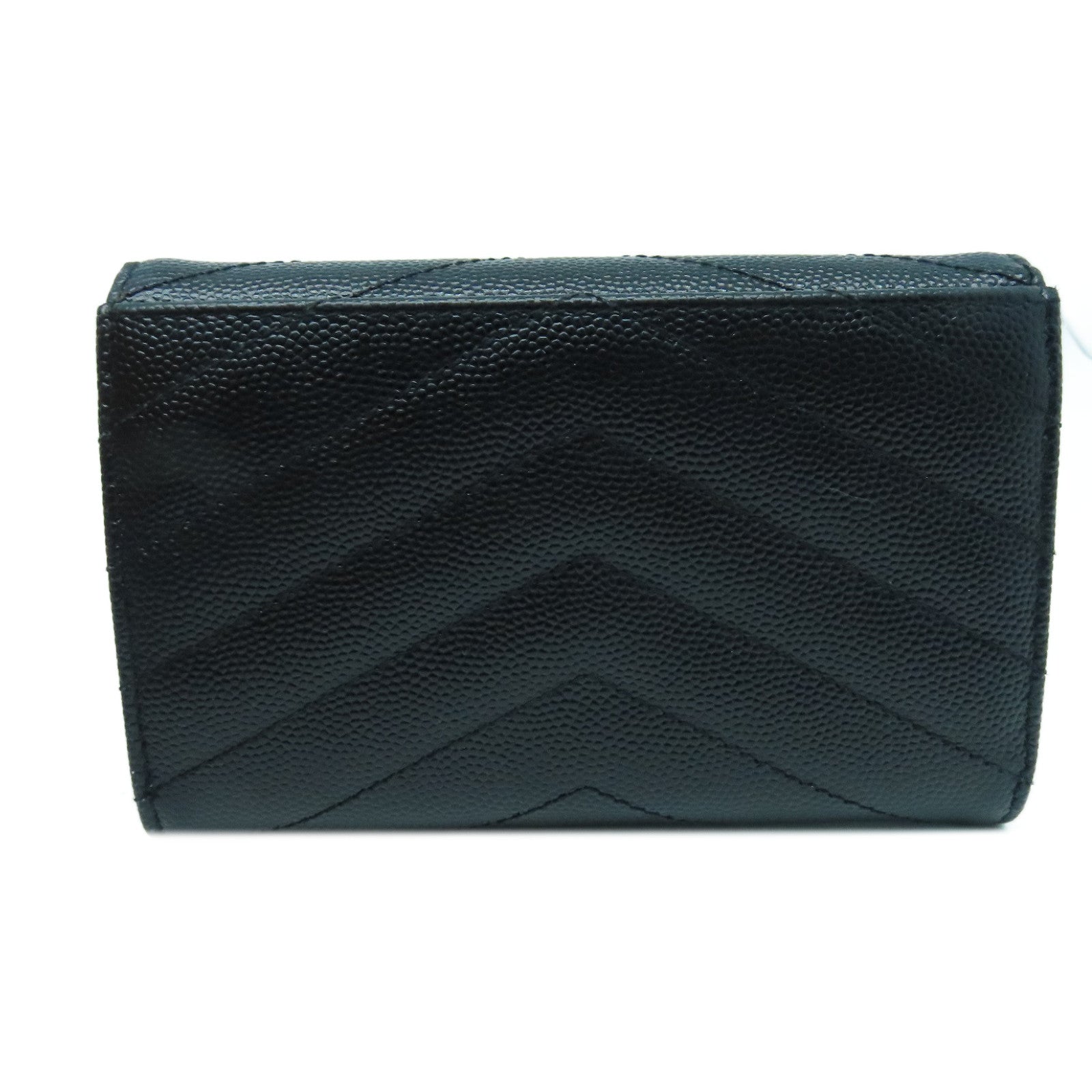 SAINT LAURENT 牛皮皮革Card Case金扣卡片套黑色
