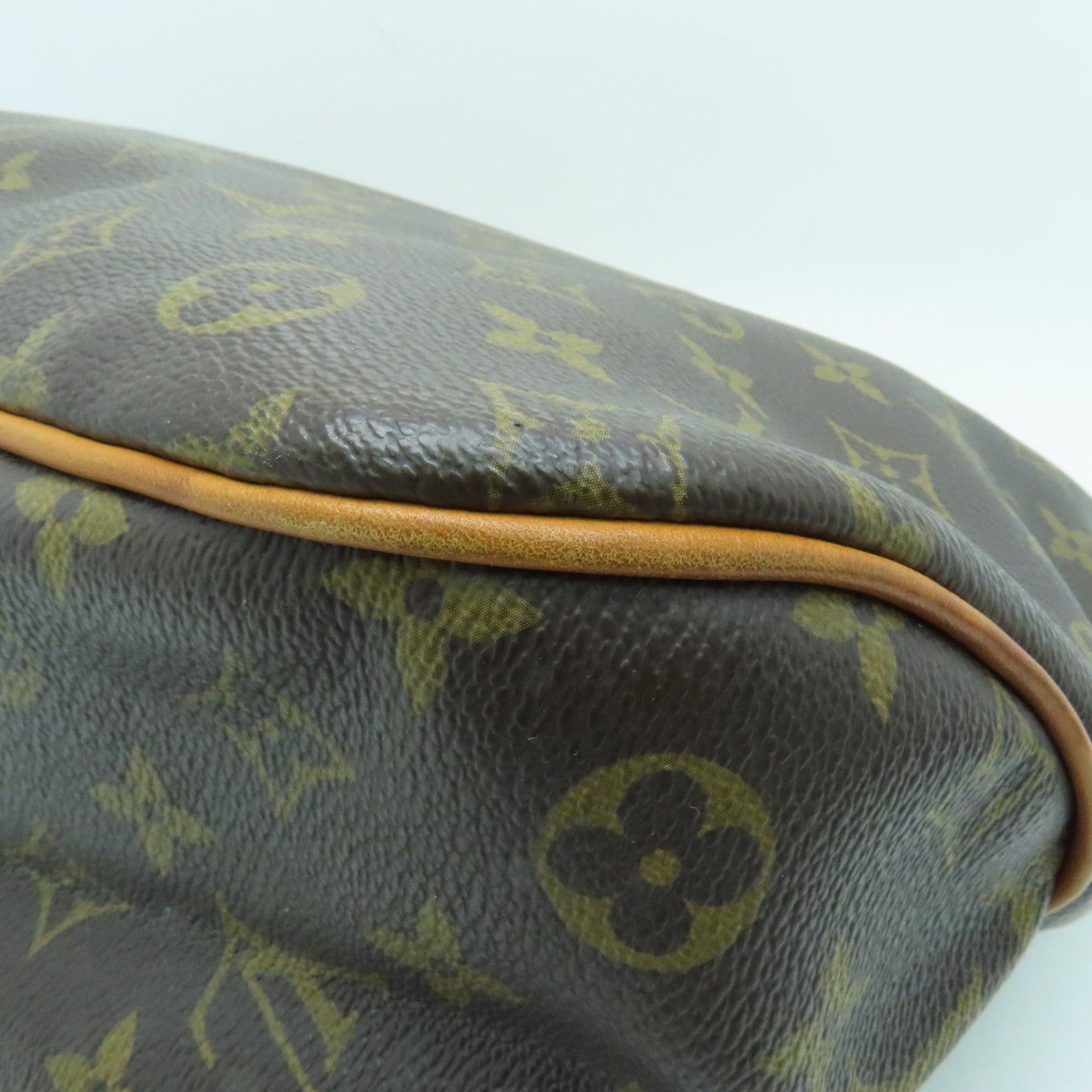 LOUIS VUITTON Monogram Delightful PM金扣肩背袋啡色