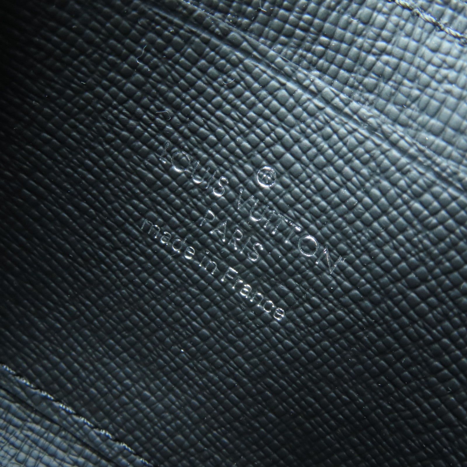 LOUIS VUITTON Epi Coin Case銀扣零錢包黑色