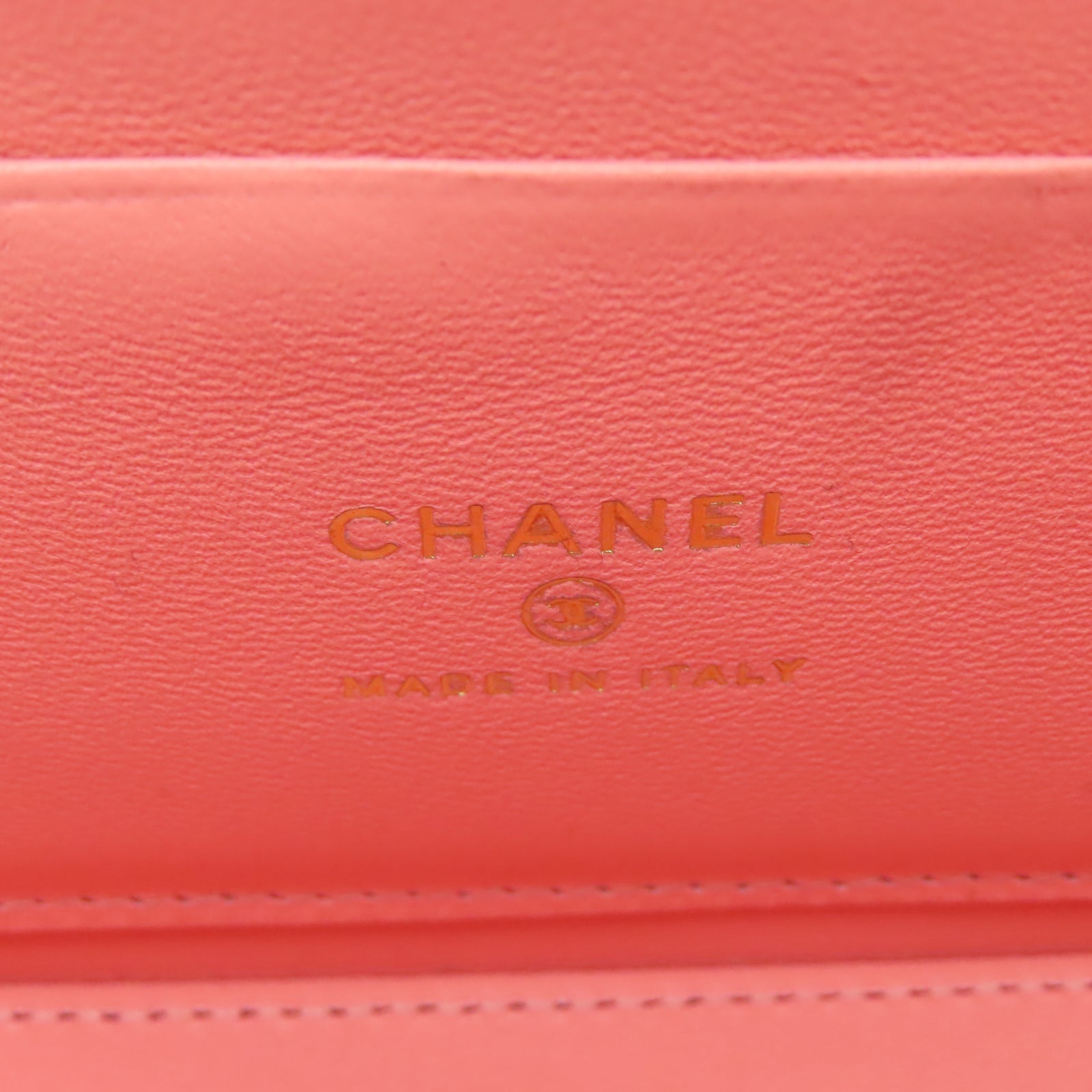 CHANEL 【激減優惠】菱格羊皮皮革Handle Vanity Case金扣手挽肩背兩用袋粉紅色