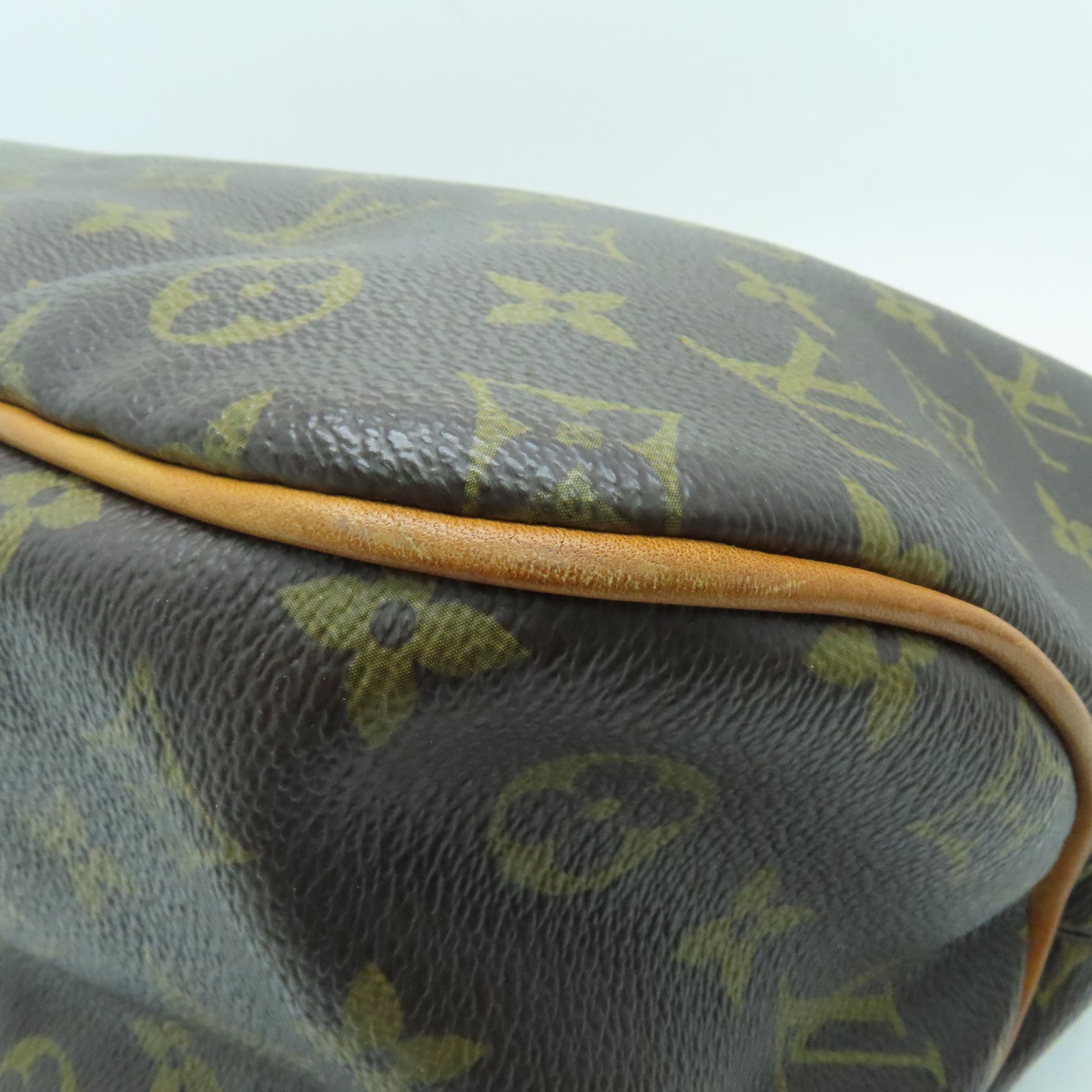 LOUIS VUITTON Monogram Delightful PM金扣肩背袋啡色