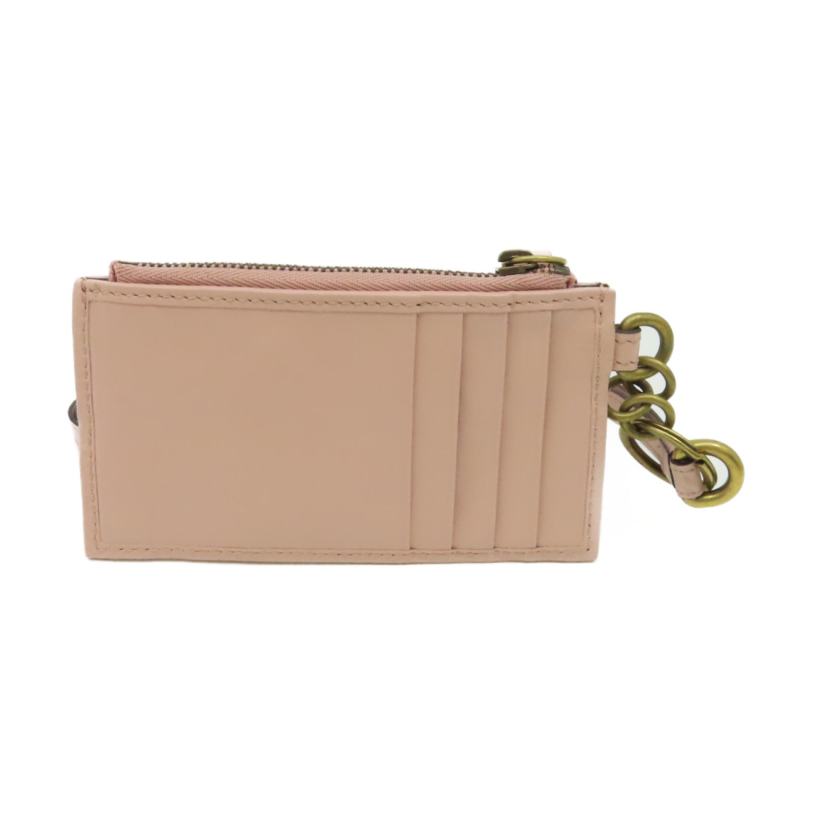 GUCCI 牛皮皮革Card Case零錢包/卡片套粉紅色