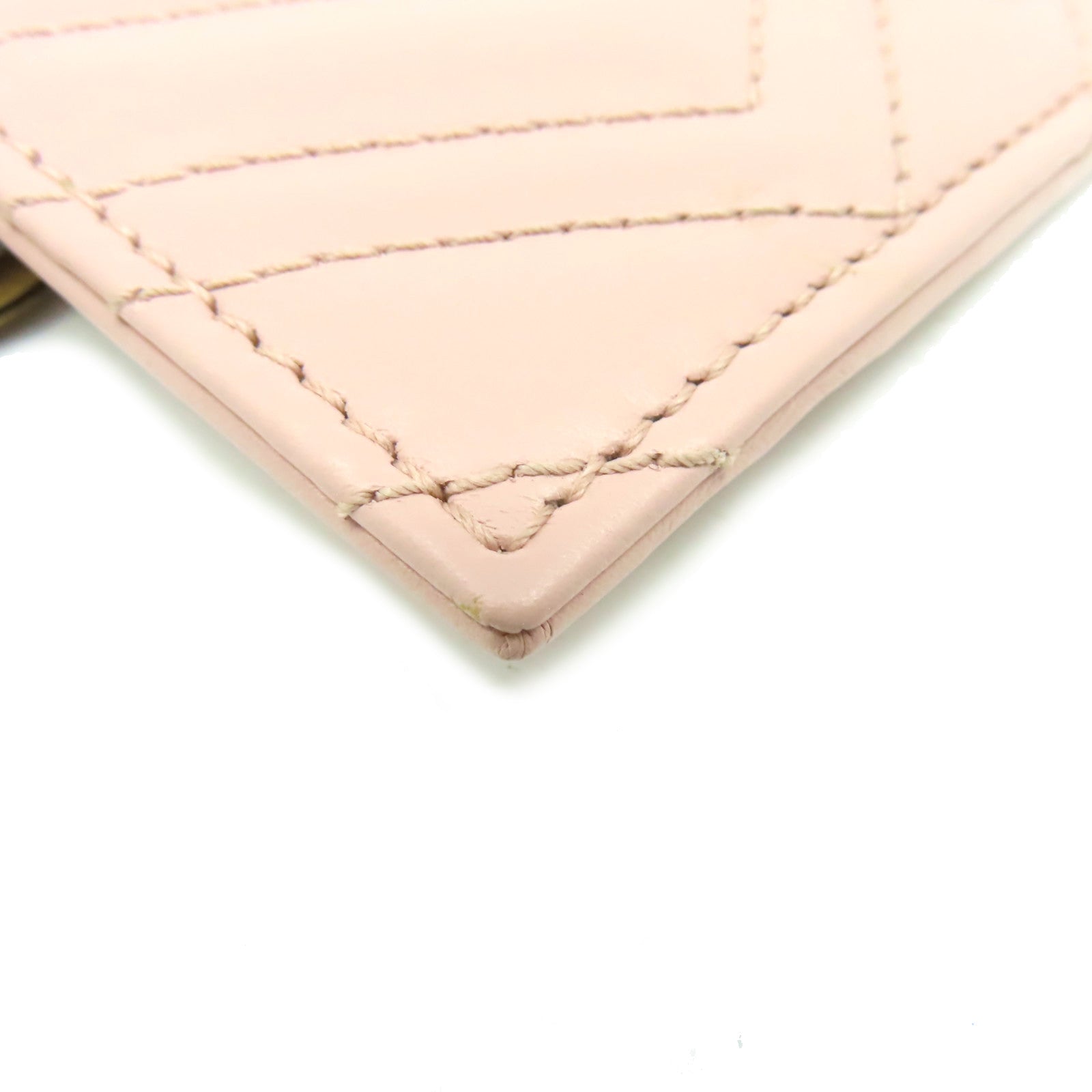 GUCCI 牛皮皮革Card Case零錢包/卡片套粉紅色