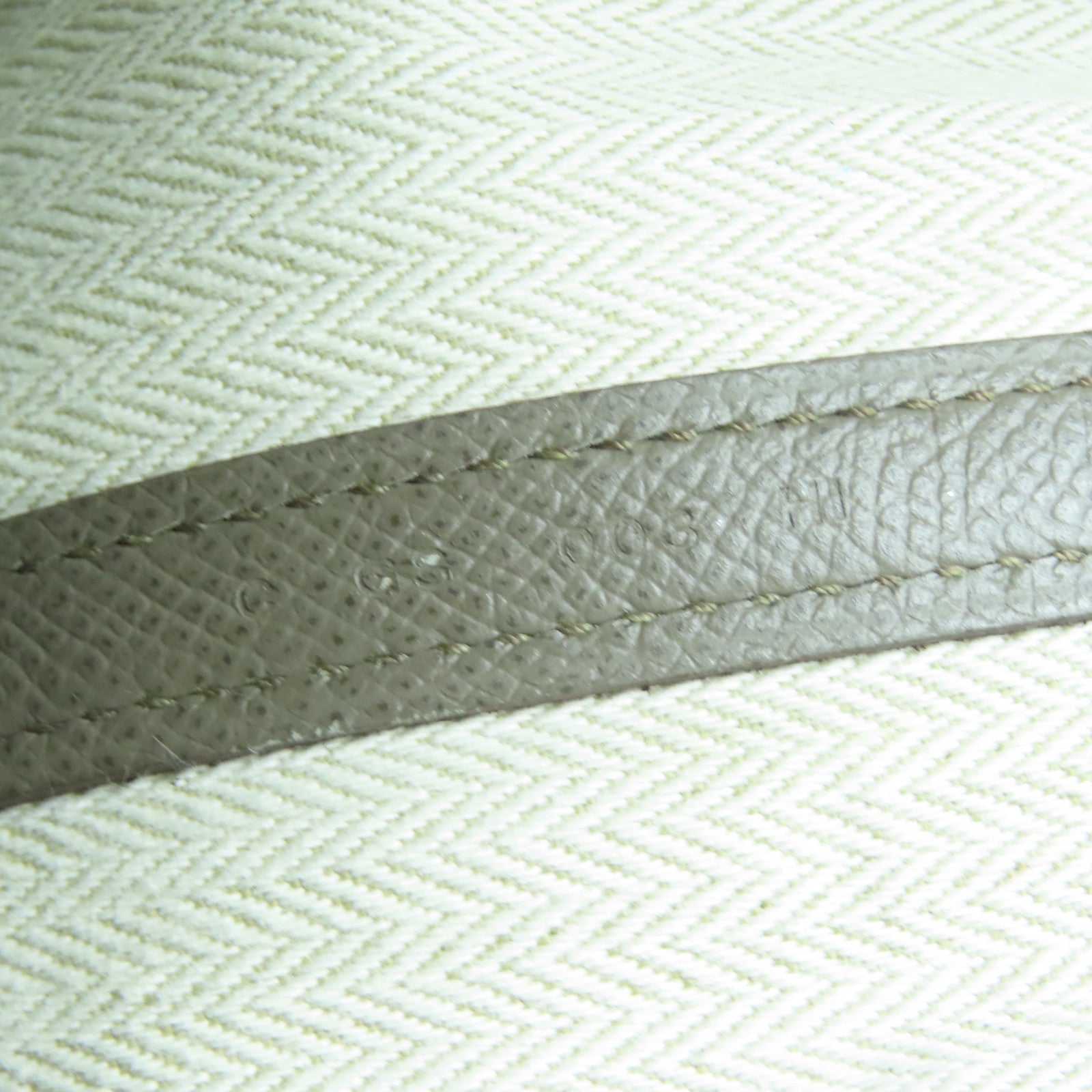 HERMES Epsom皮革Garden Party PM銀扣手挽袋Etoupe大象灰色