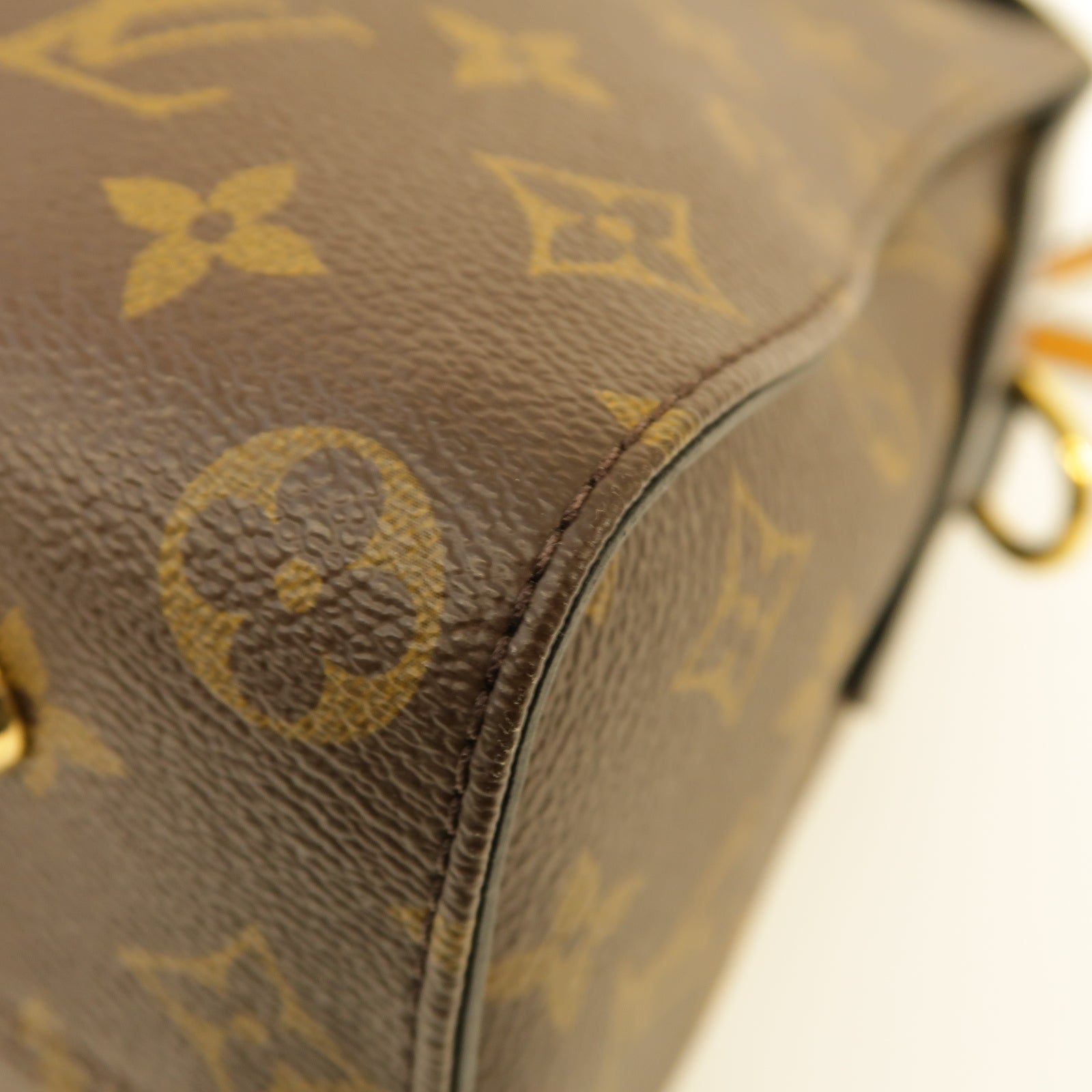 LOUIS VUITTON Monogram Tuileries金扣手挽肩背兩用袋棕色/藍色/紅色