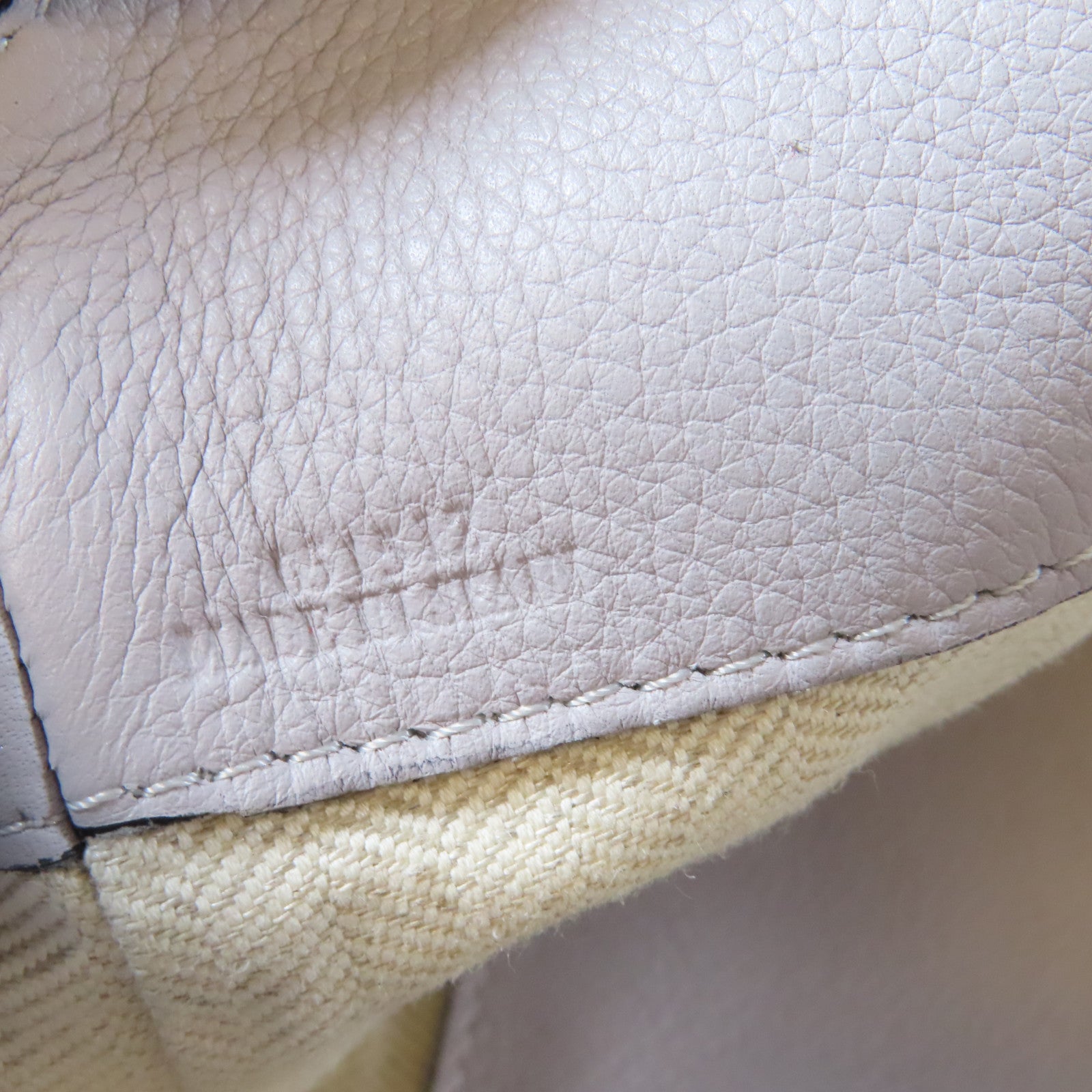 LOEWE 牛皮皮革Shoulder Bag銀扣肩背袋灰色
