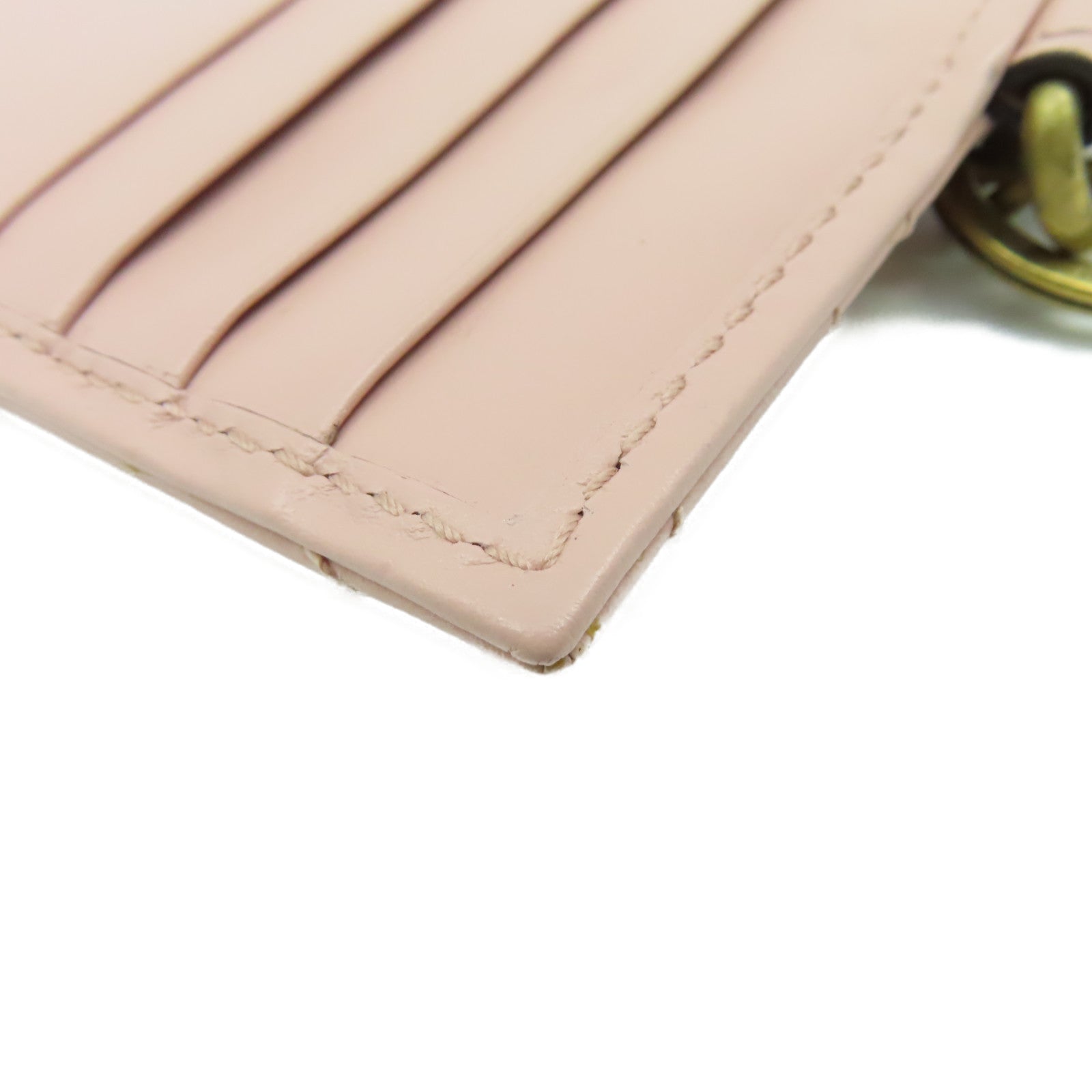 GUCCI 牛皮皮革Card Case零錢包/卡片套粉紅色