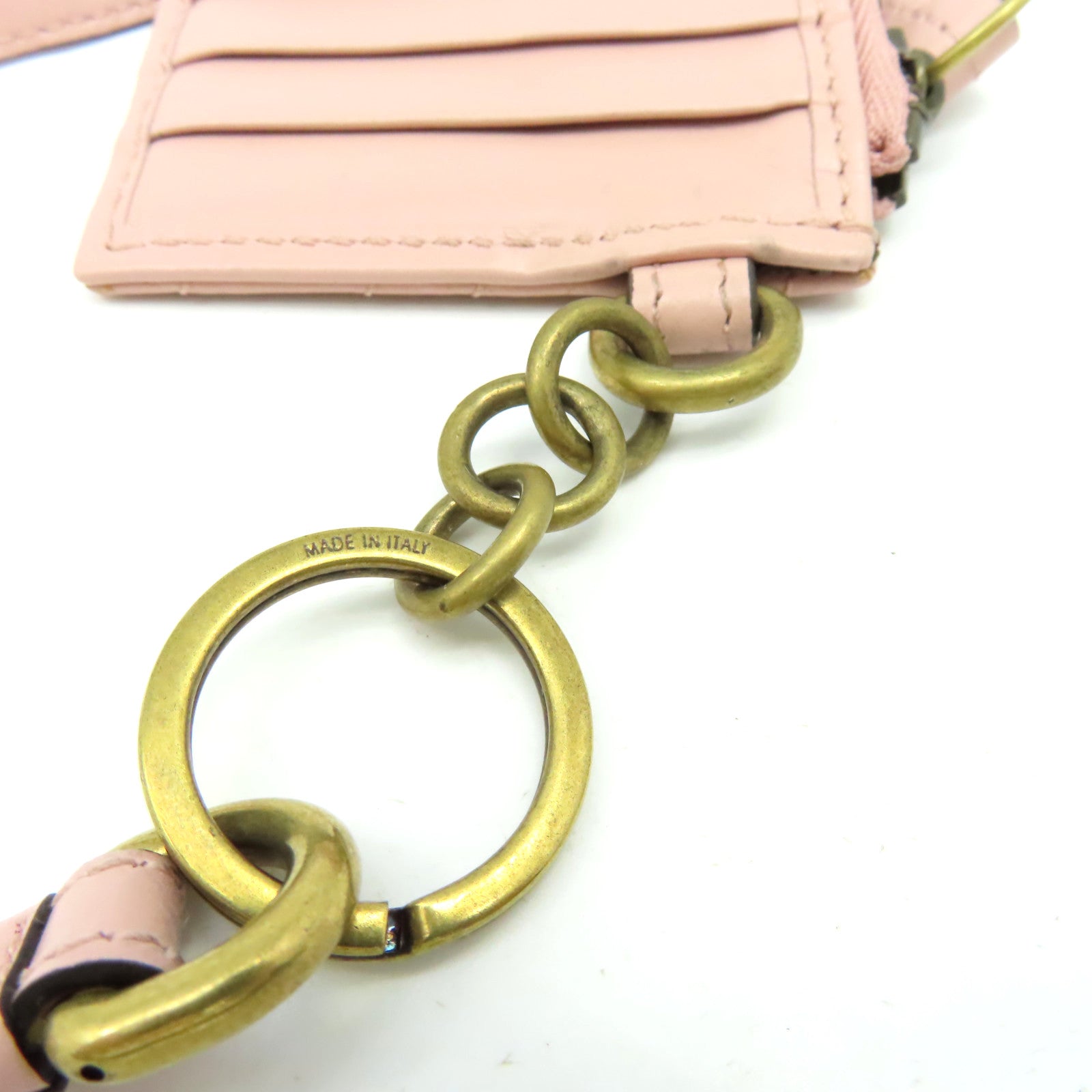 GUCCI 牛皮皮革Card Case零錢包/卡片套粉紅色