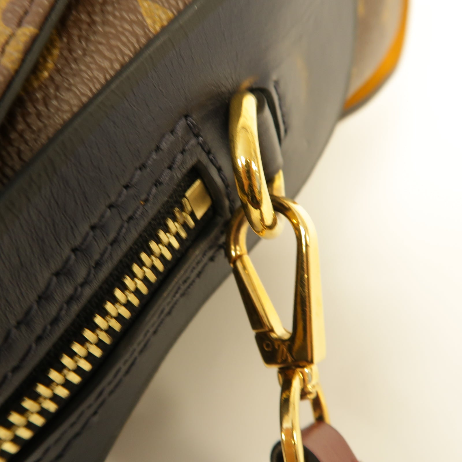 LOUIS VUITTON Monogram Tuileries金扣手挽肩背兩用袋棕色/藍色/紅色