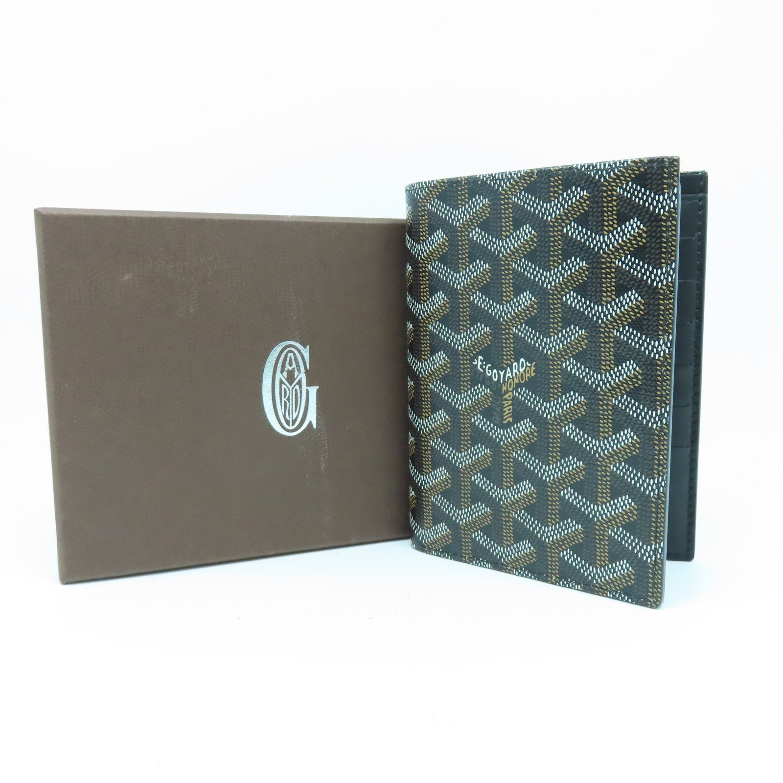 GOYARD 塗層帆布Wallet/passport holder護照套/錢包黑色