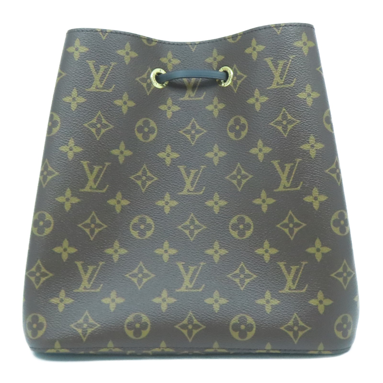 LOUIS VUITTON Monogram Neo Noe金扣肩背袋啡色/黑色