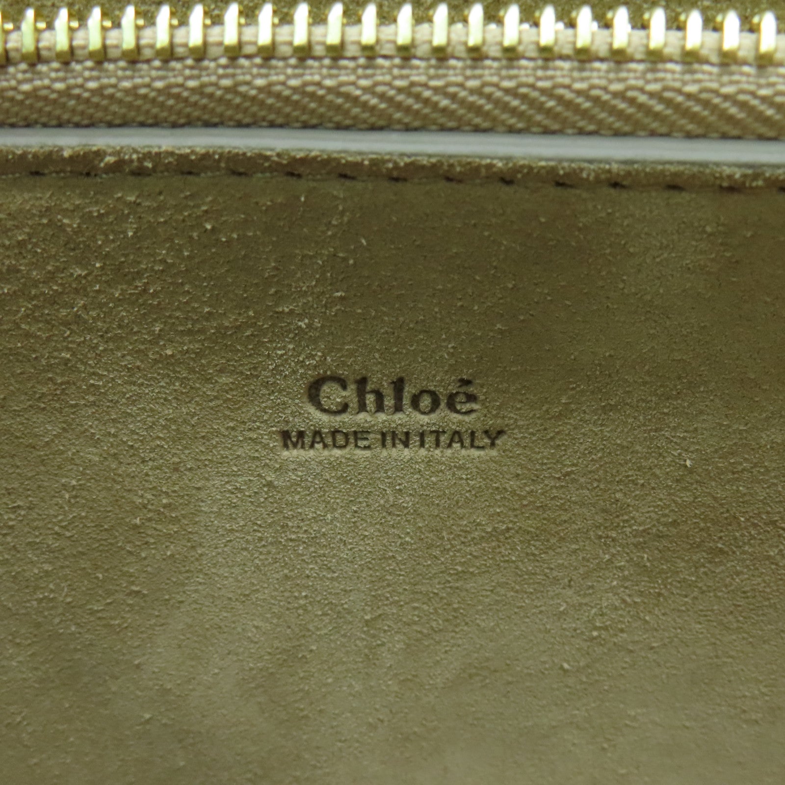 Chloe 牛皮皮革Shoulder Bag金扣肩背袋啡色