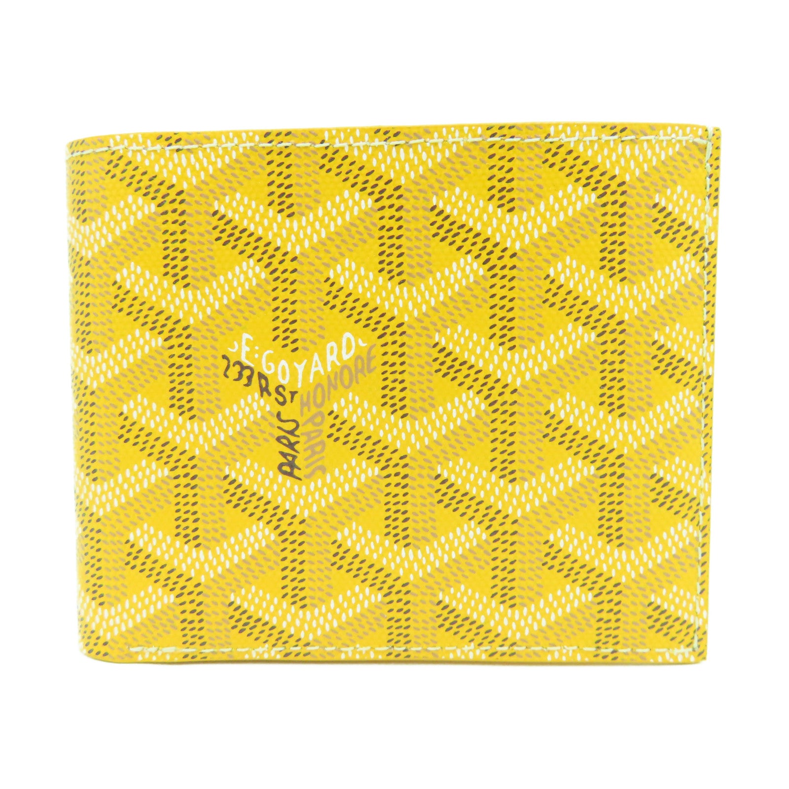 GOYARD 塗層帆布Victoire wallet錢包黃色