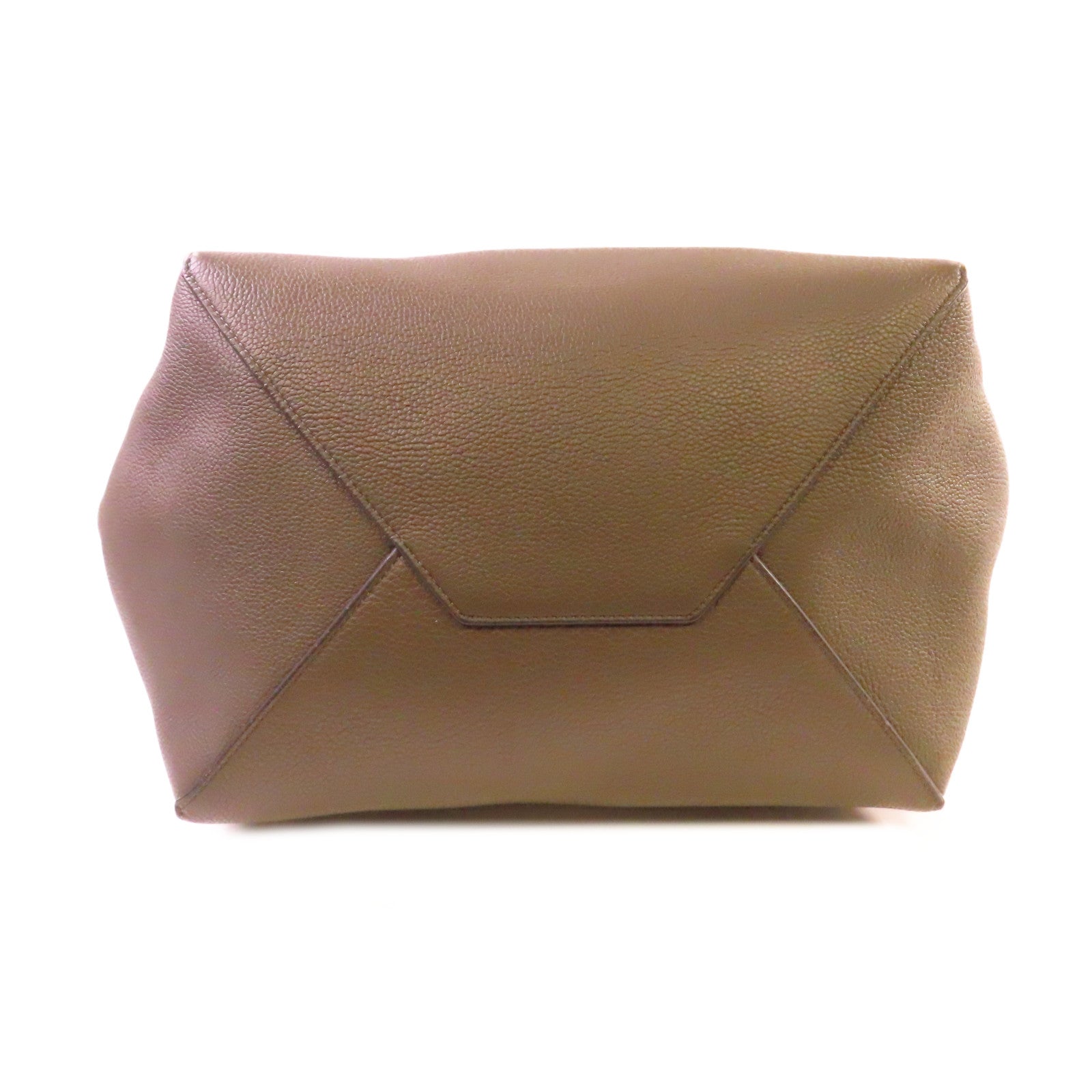 CELINE 牛皮皮革Cabas Phantom Tote Bag肩背袋灰色