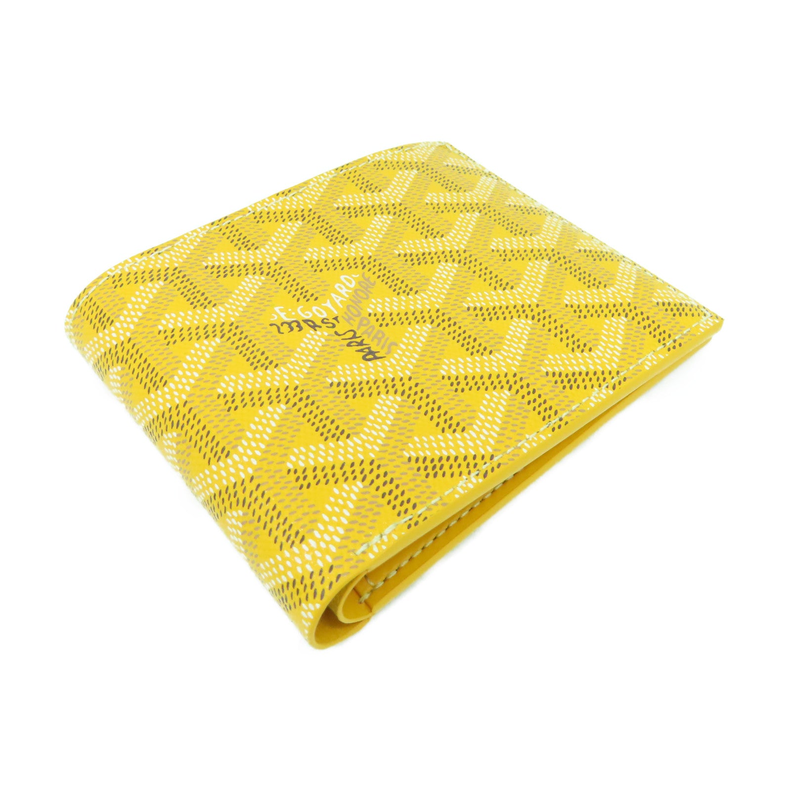 GOYARD 塗層帆布Victoire wallet錢包黃色