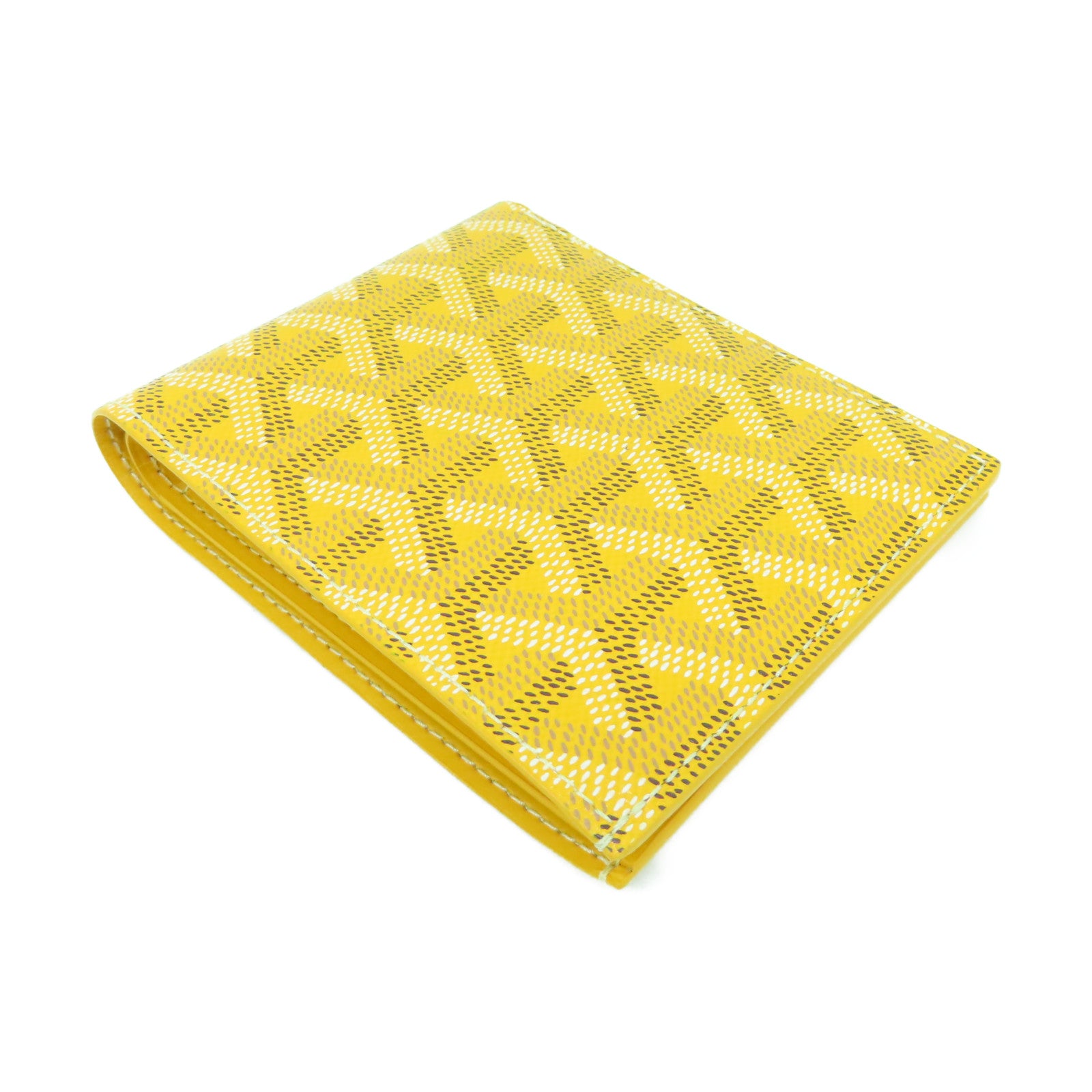 GOYARD 塗層帆布Victoire wallet錢包黃色
