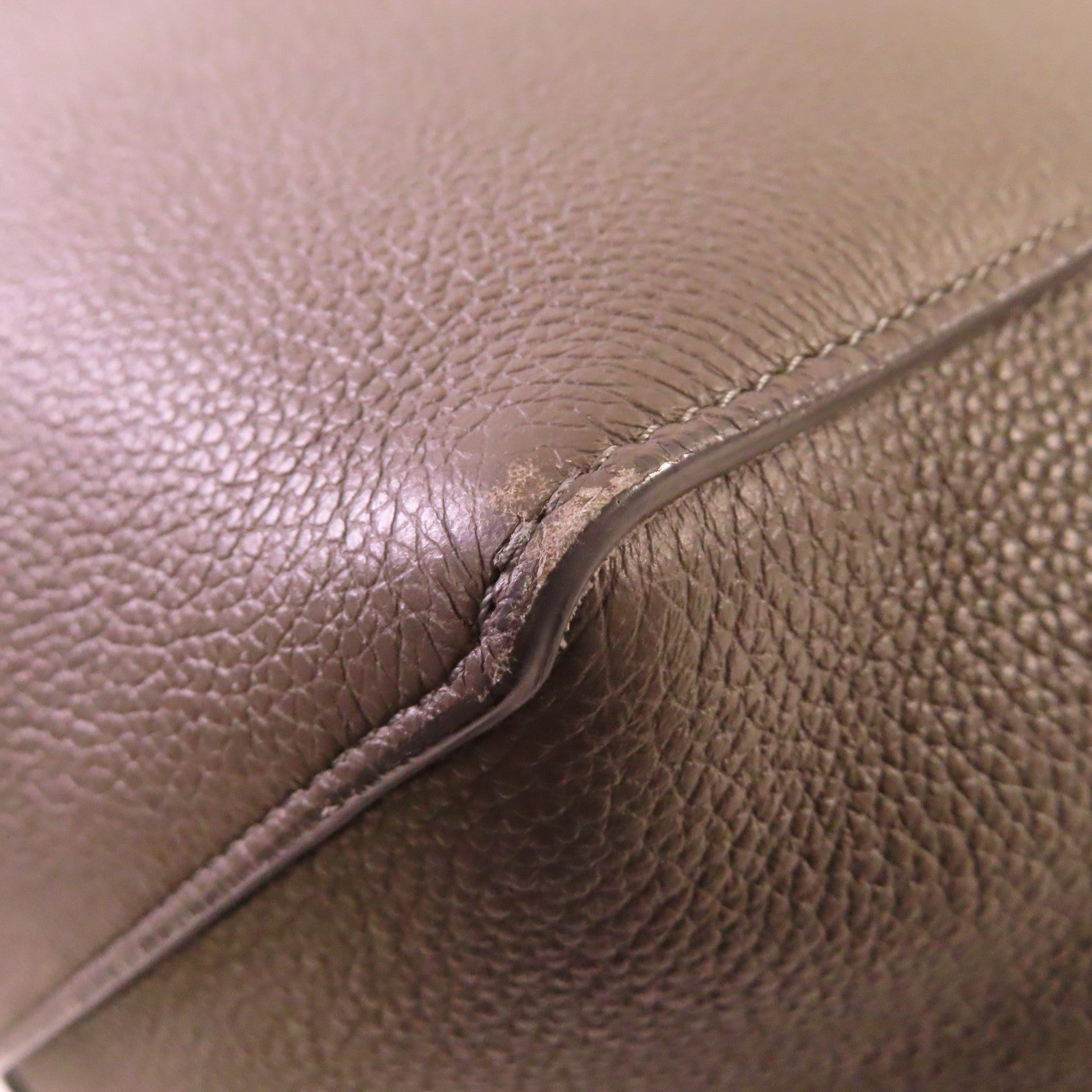 CELINE 牛皮皮革Cabas Phantom Tote Bag肩背袋灰色