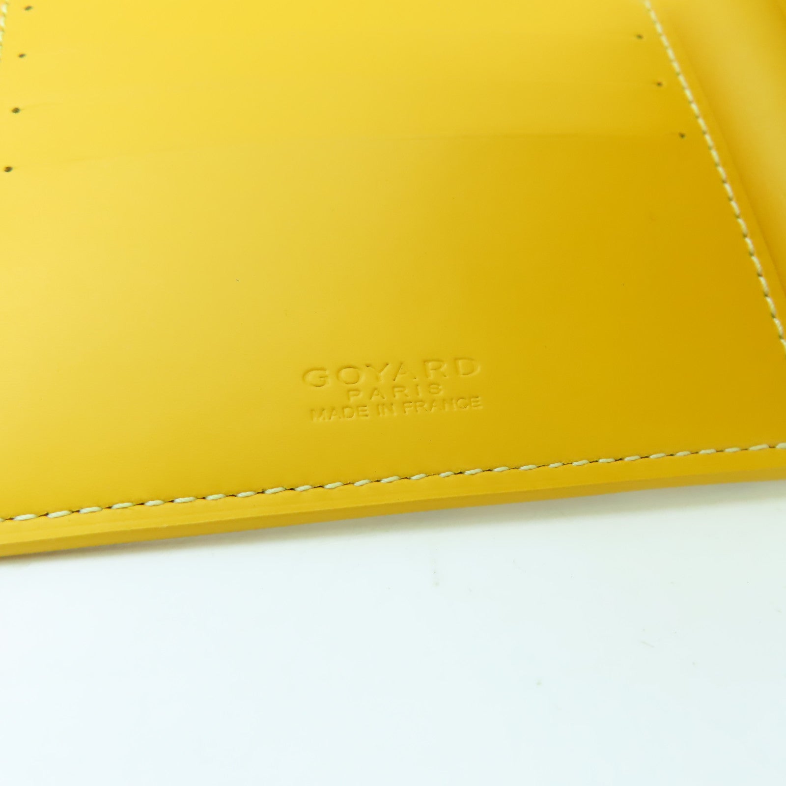 GOYARD 塗層帆布Victoire wallet錢包黃色