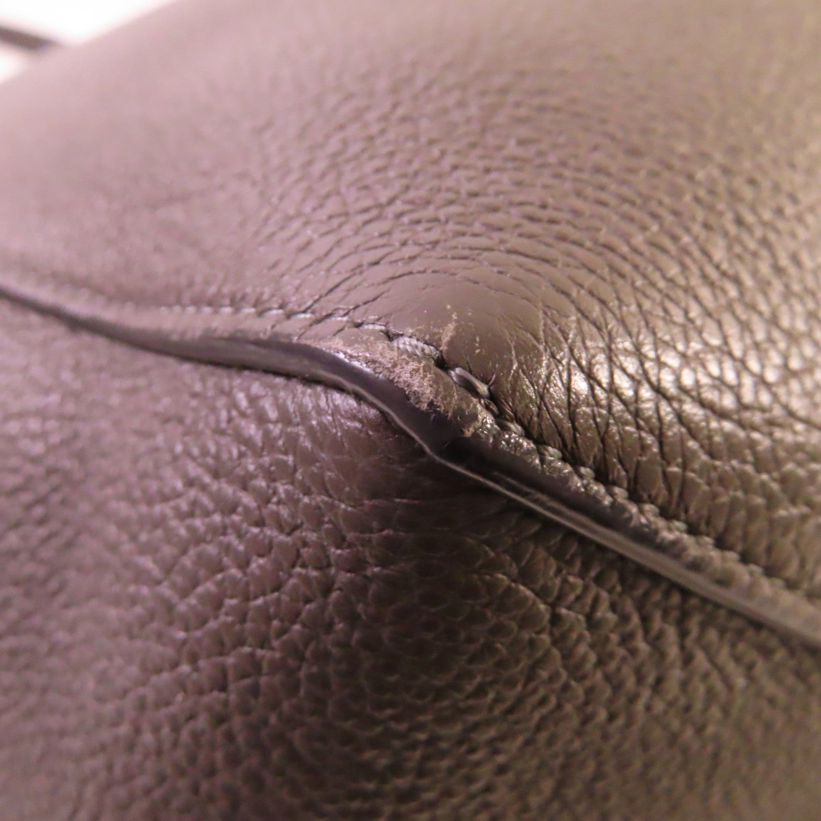 CELINE 牛皮皮革Cabas Phantom Tote Bag肩背袋灰色