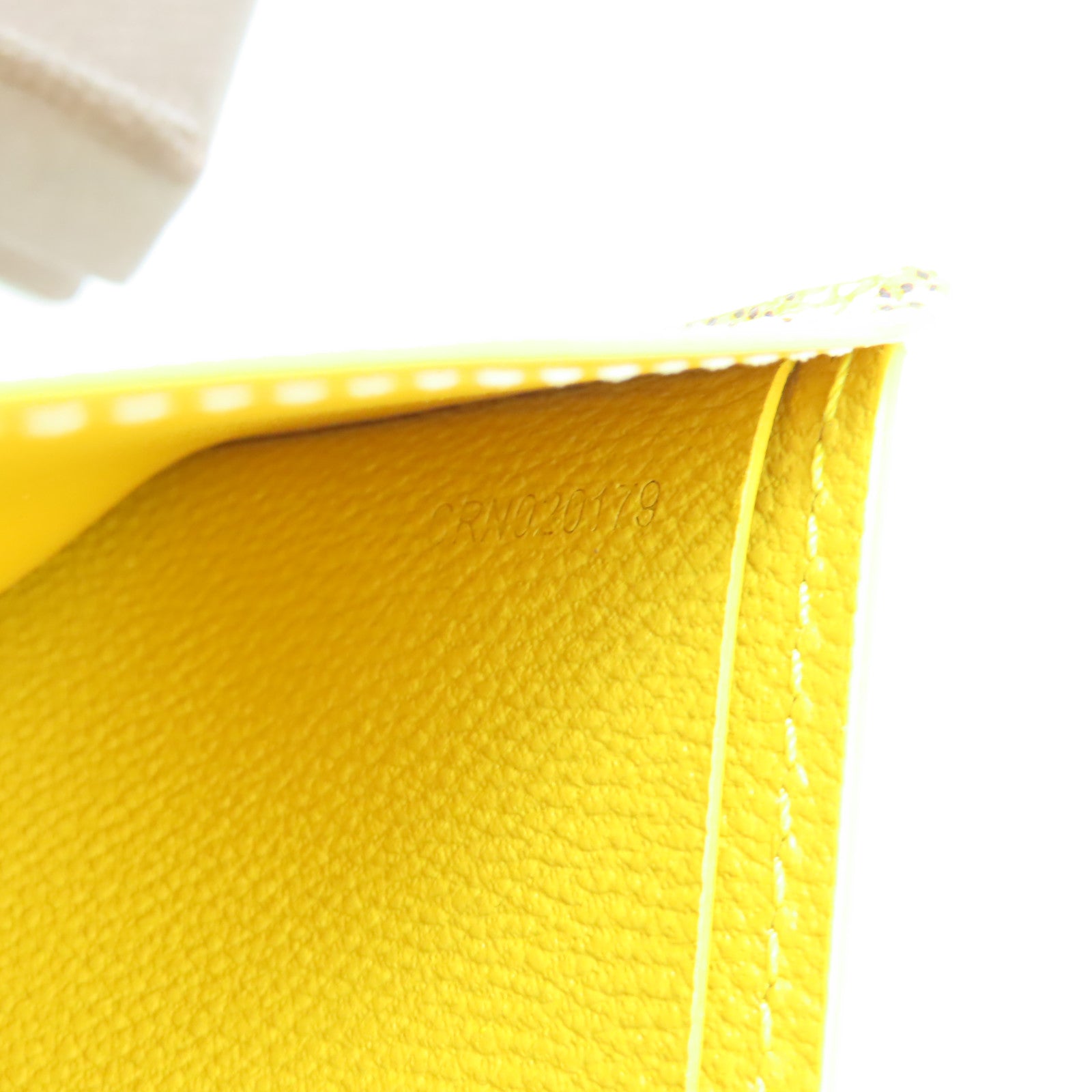 GOYARD 塗層帆布Victoire wallet錢包黃色