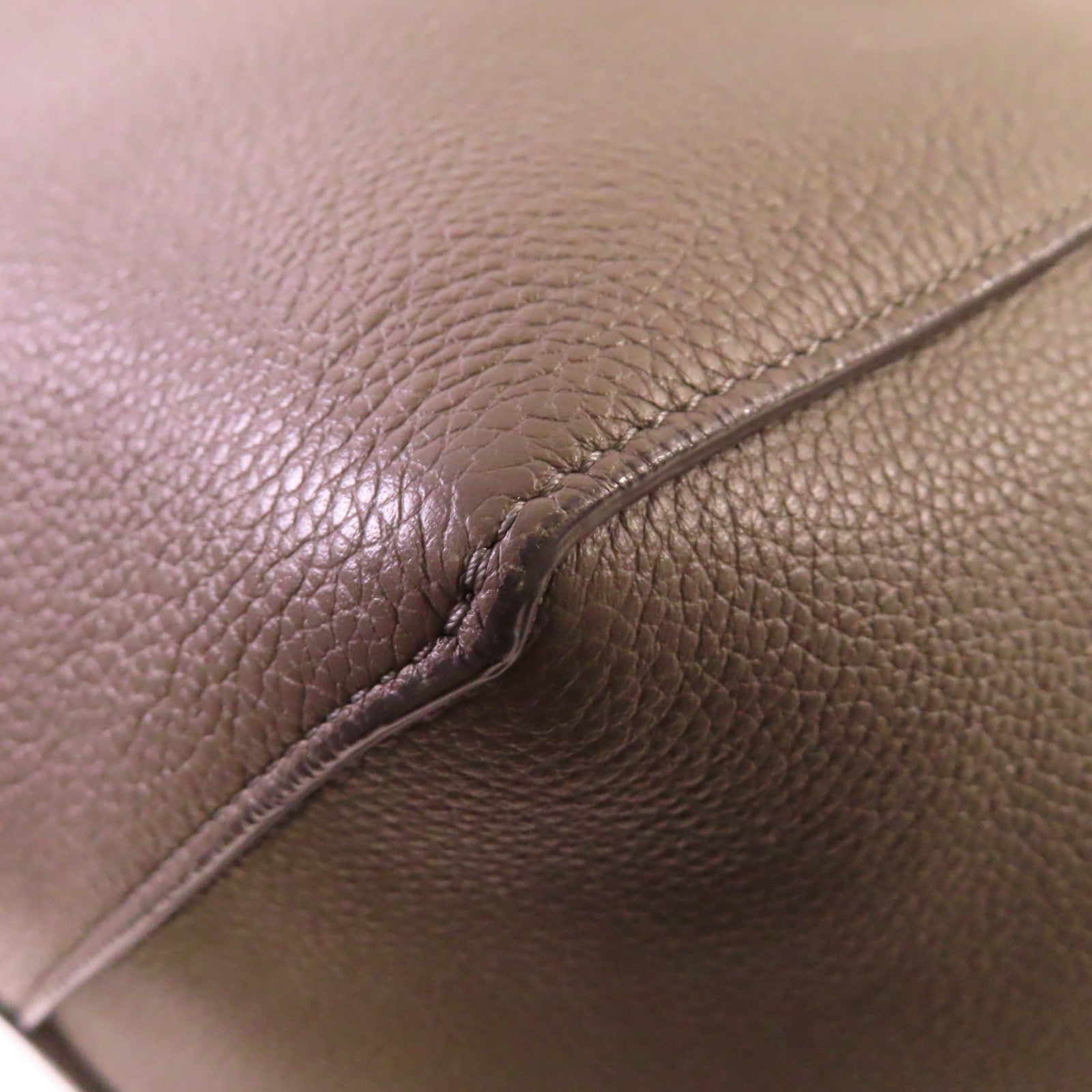 CELINE 牛皮皮革Cabas Phantom Tote Bag肩背袋灰色